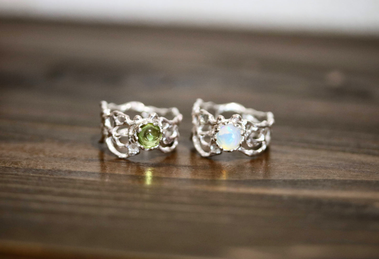 Peridot Komorebi Jukai Ring