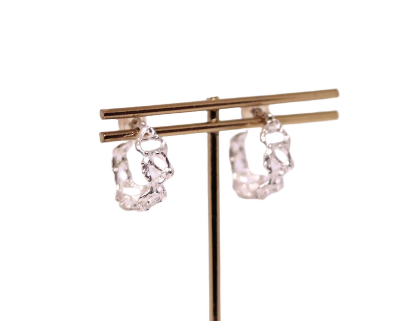 unique silver earrings