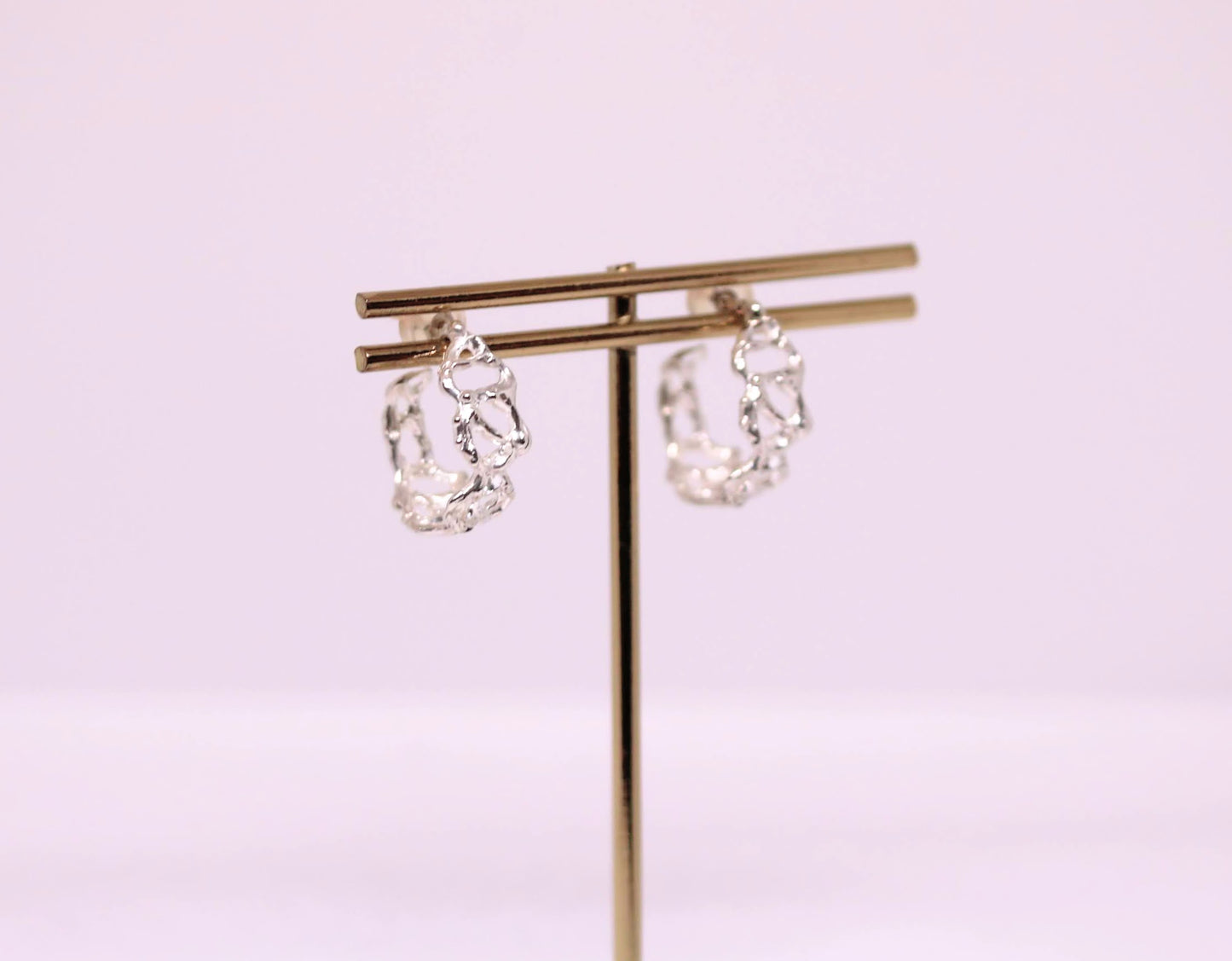 unique silver earrings