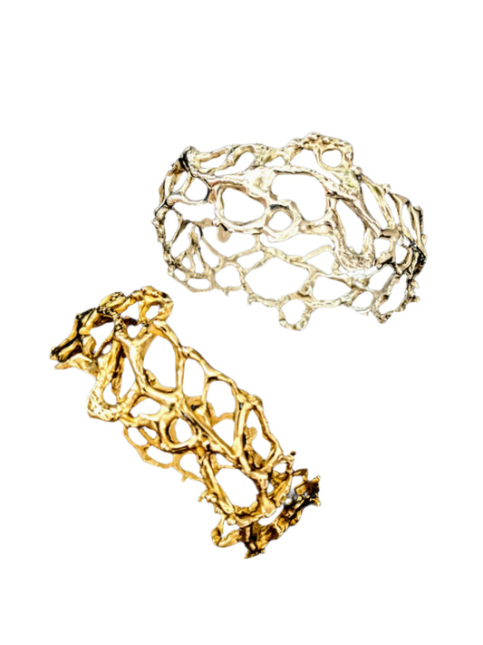 Organic Lace Bracelet "Jukai" Bangle