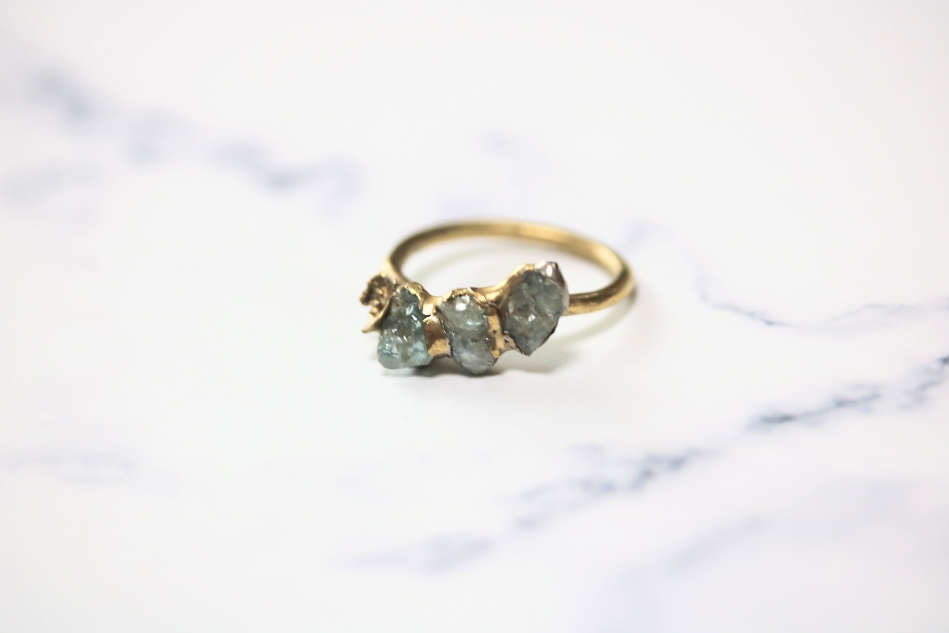 raw zircon statement ring