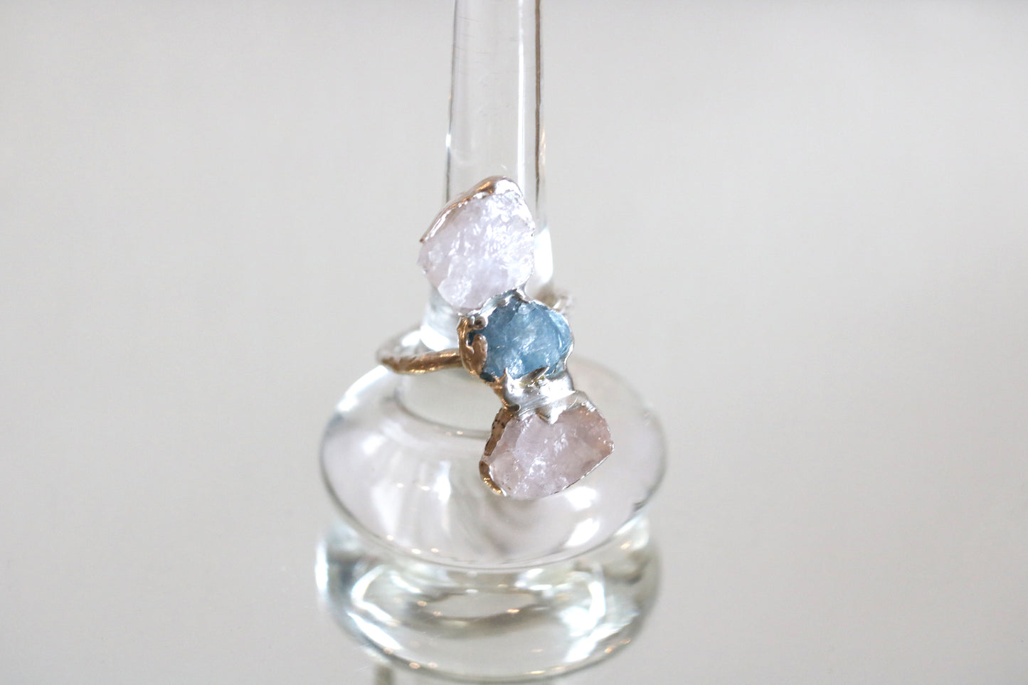 aquamarine silver ring
