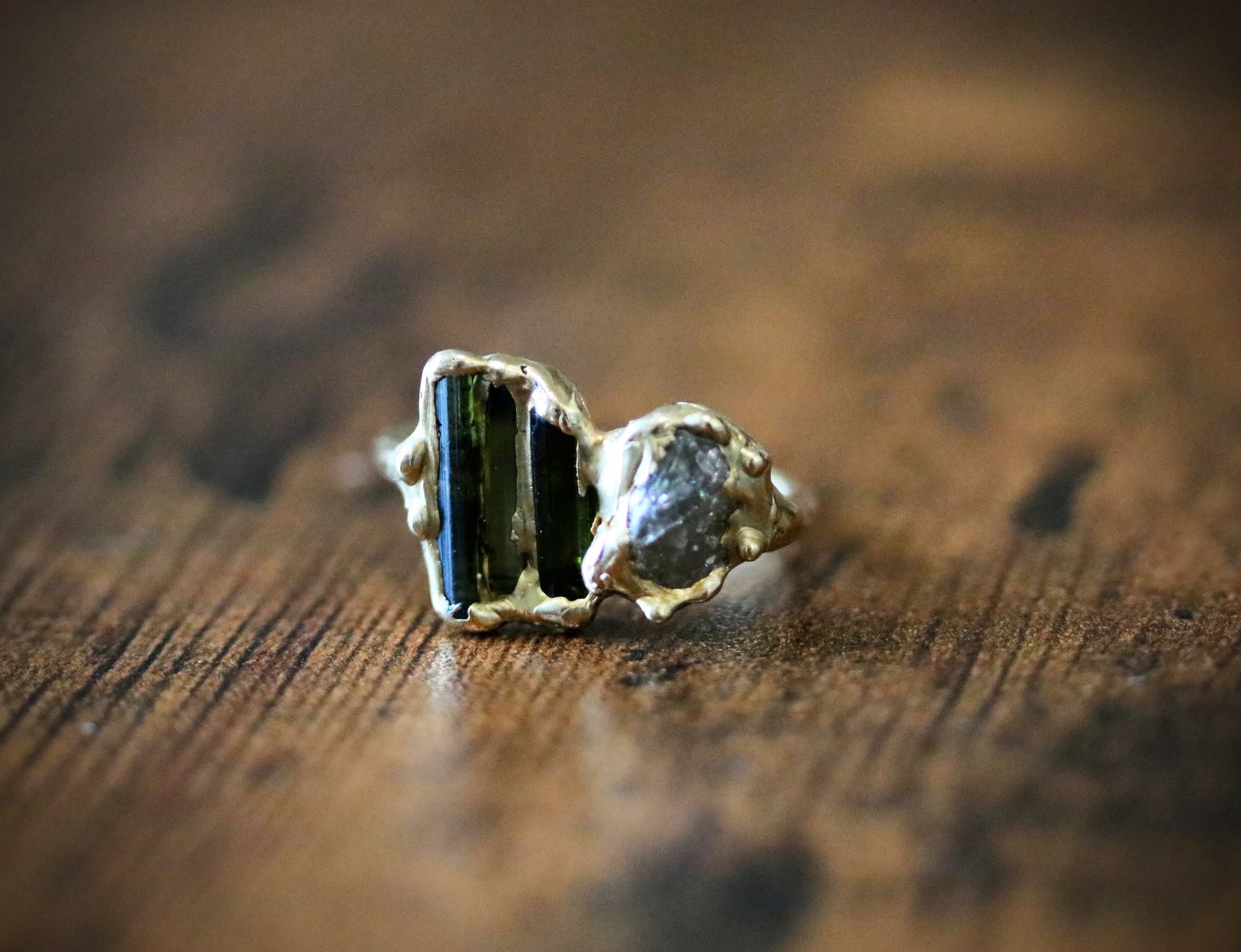 SAPPHIRE TOURMALINE RING