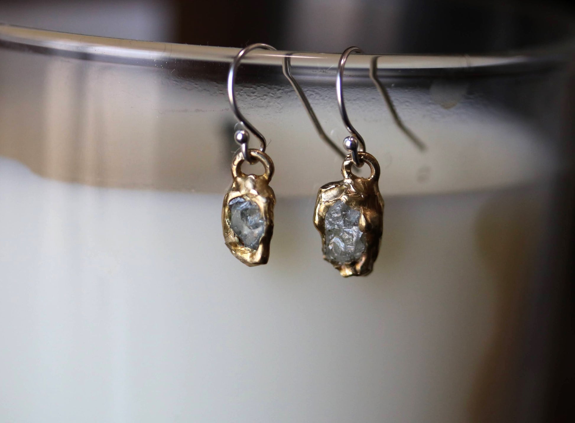 dangle sapphire earrings