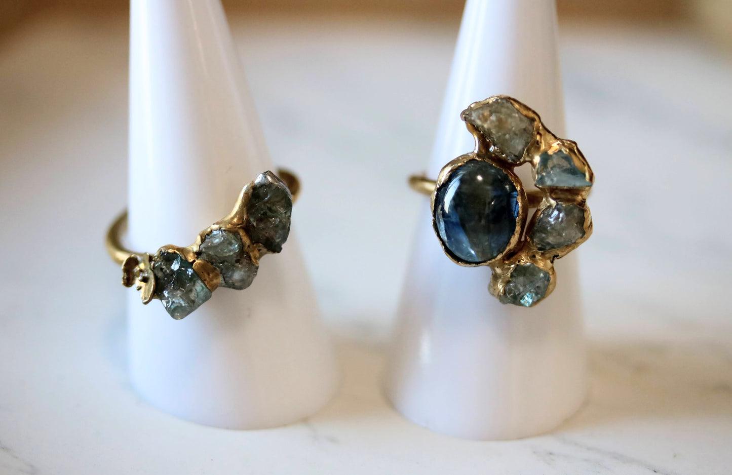 raw zircon rings