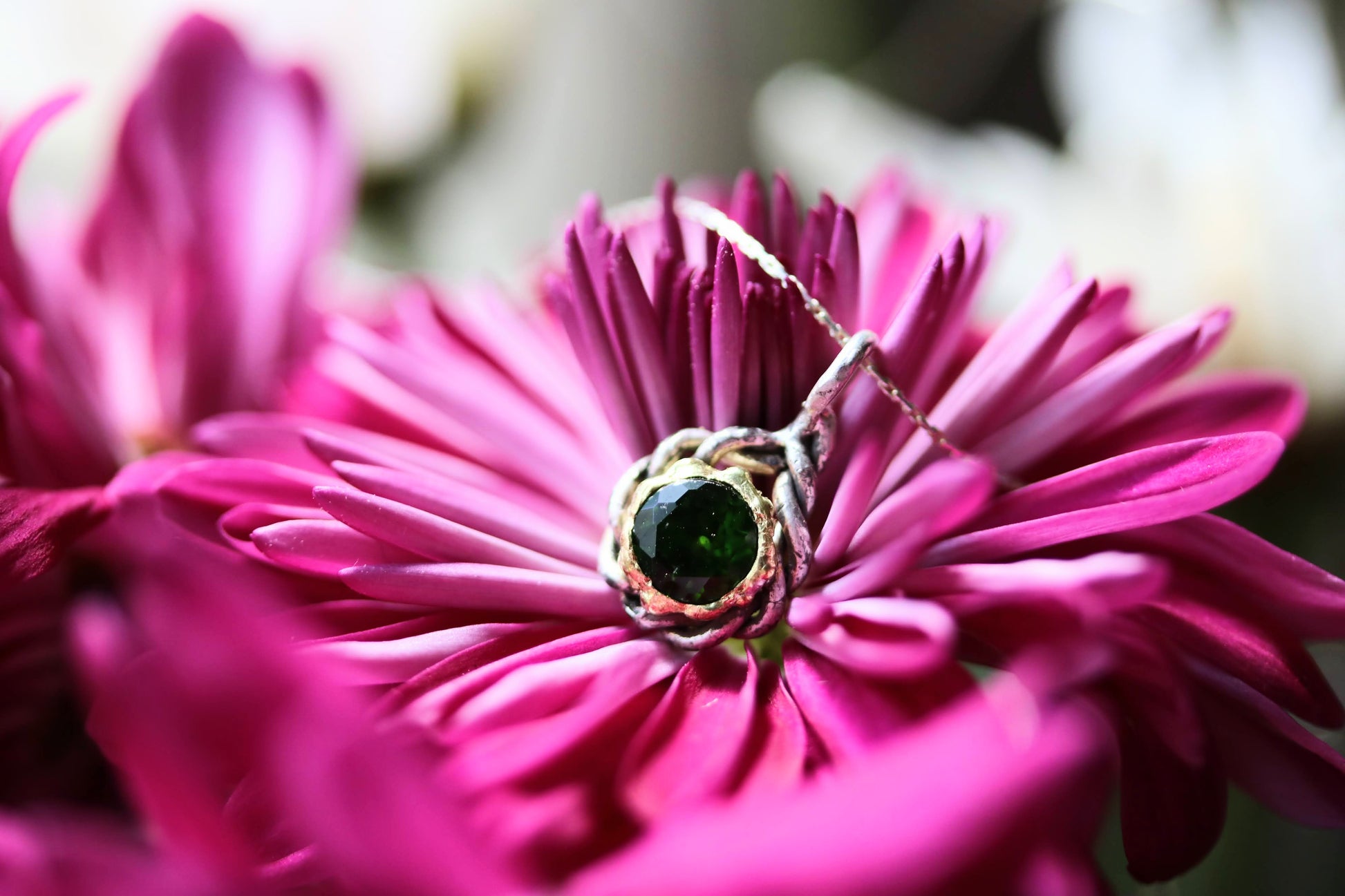 diopside necklace