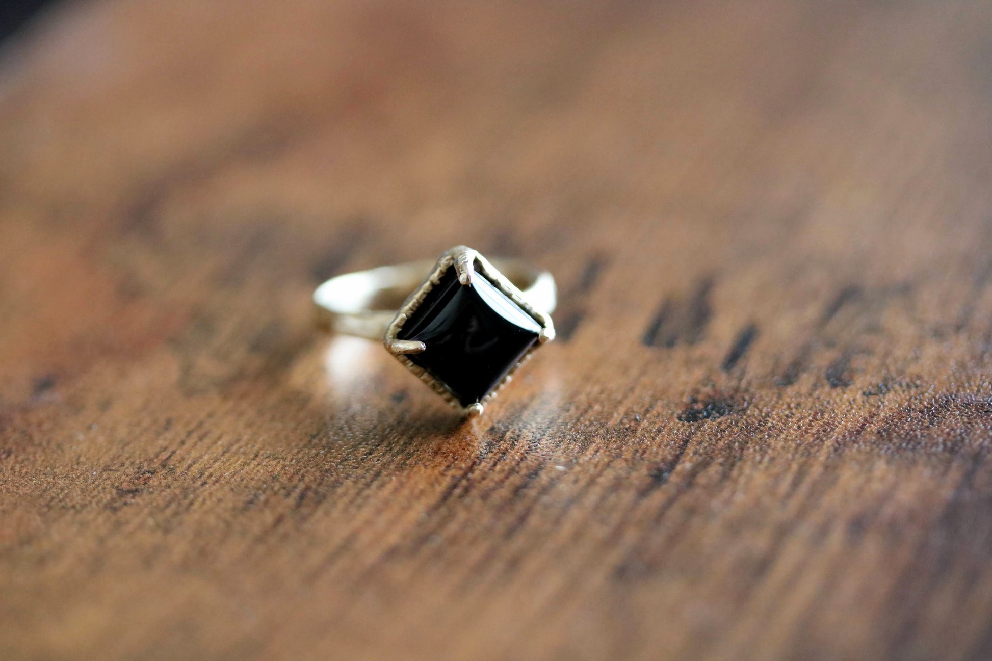 black onyx ring