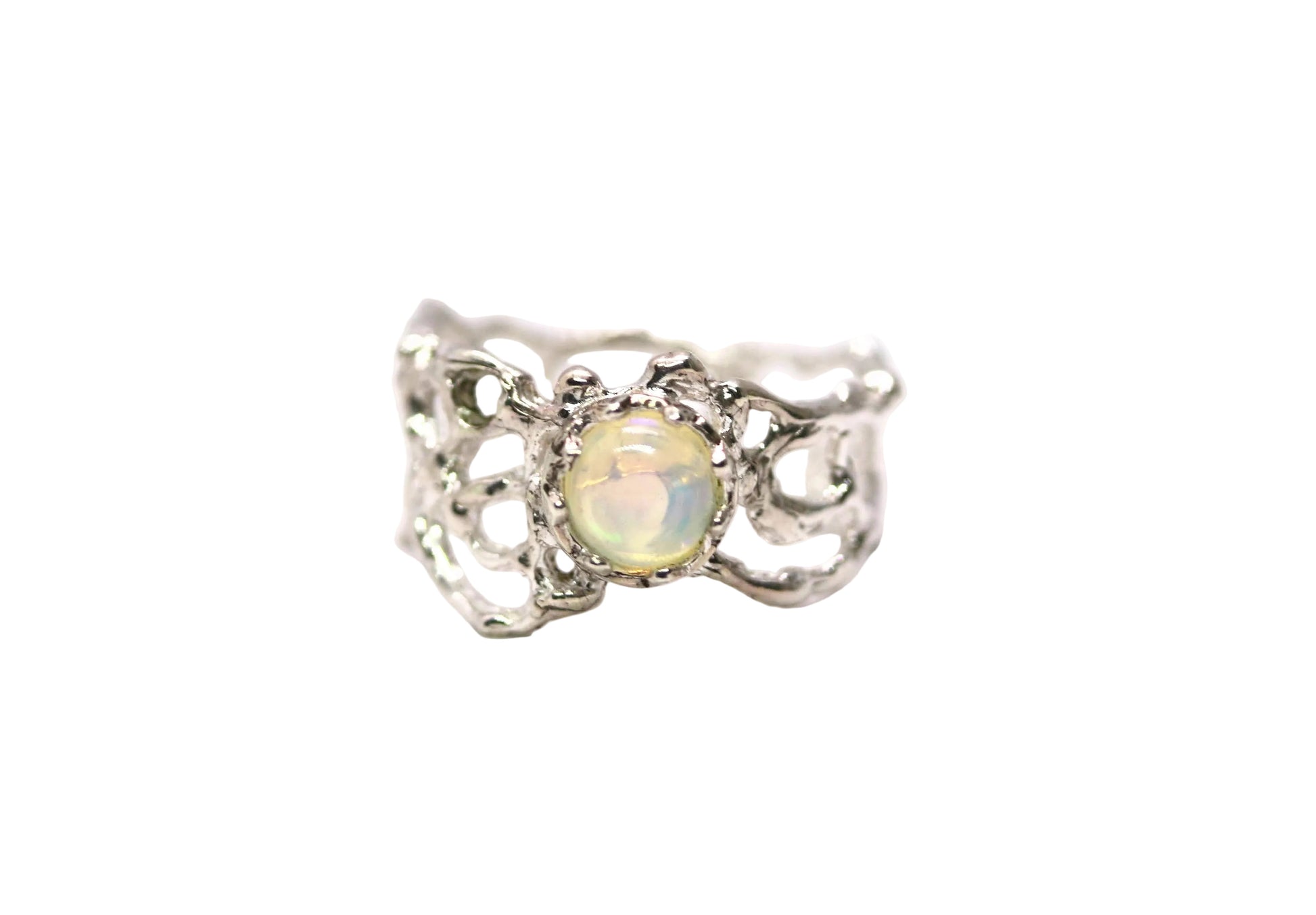 opal statement ring