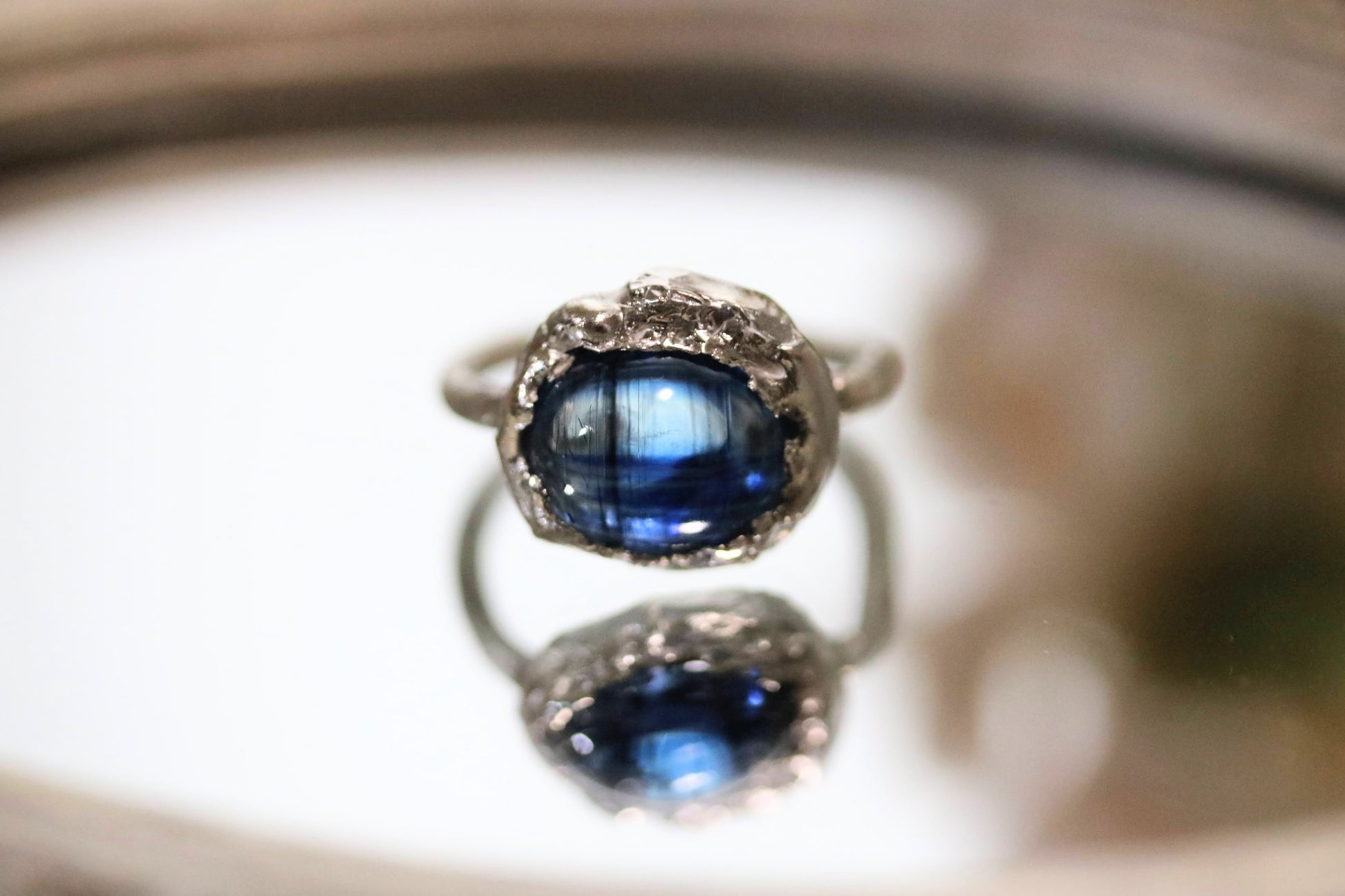 glamorous kyanite ring 