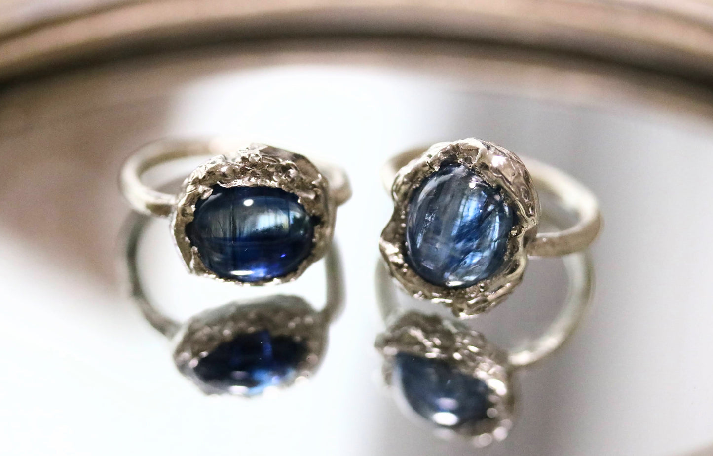 one of a kind kyanite ring