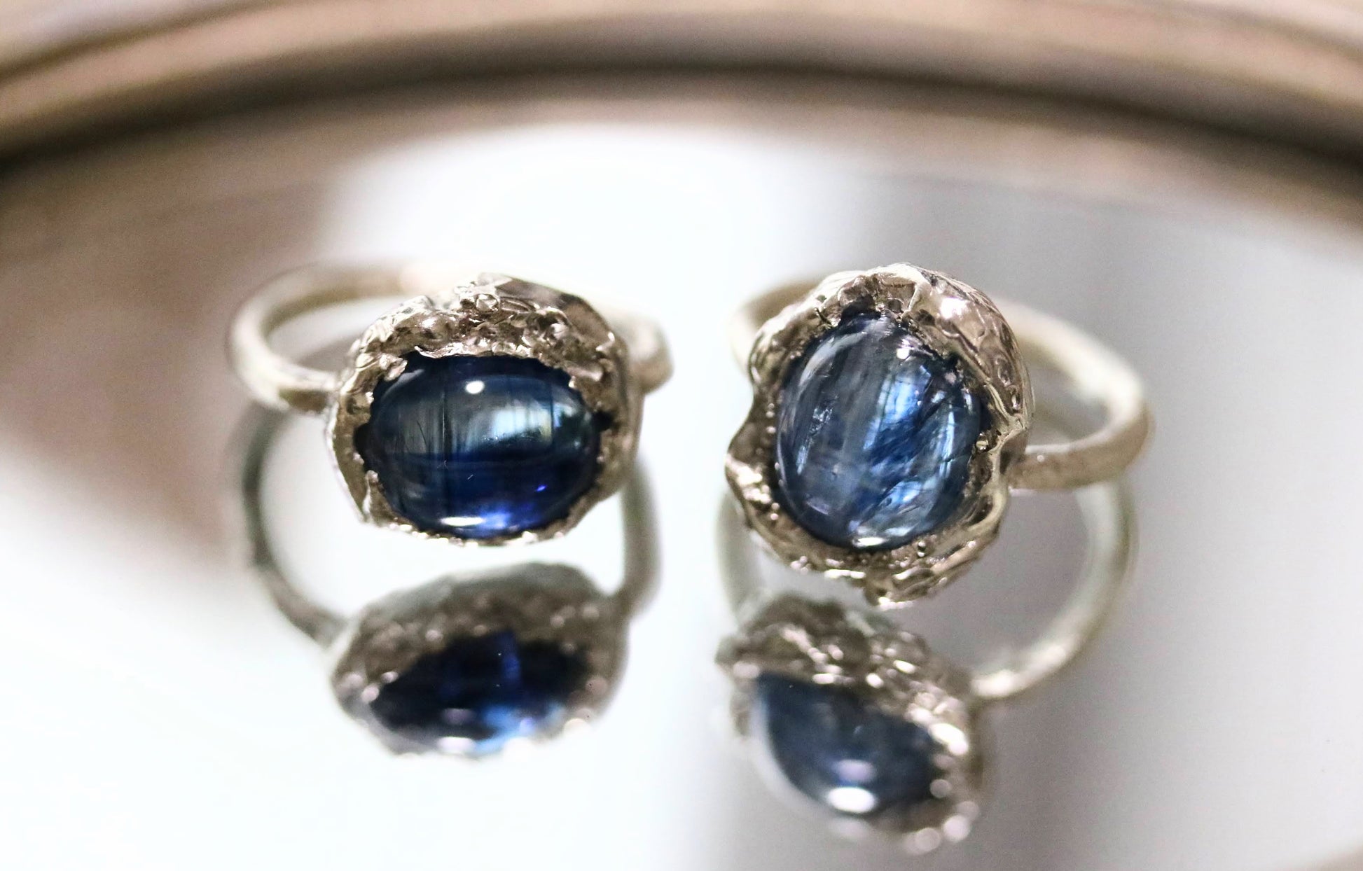 one of a kind kyanite ring