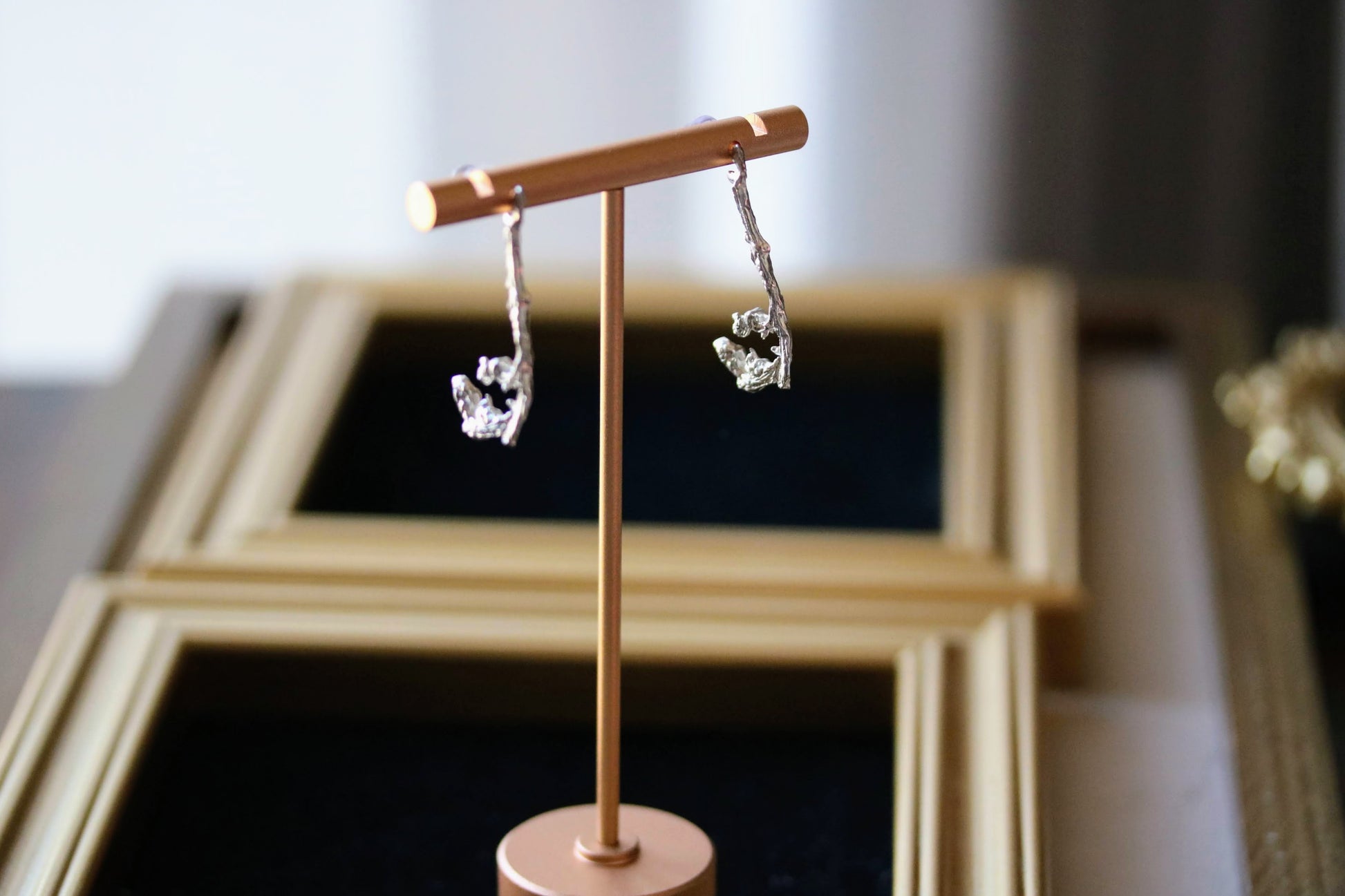 magical tree branch earrings