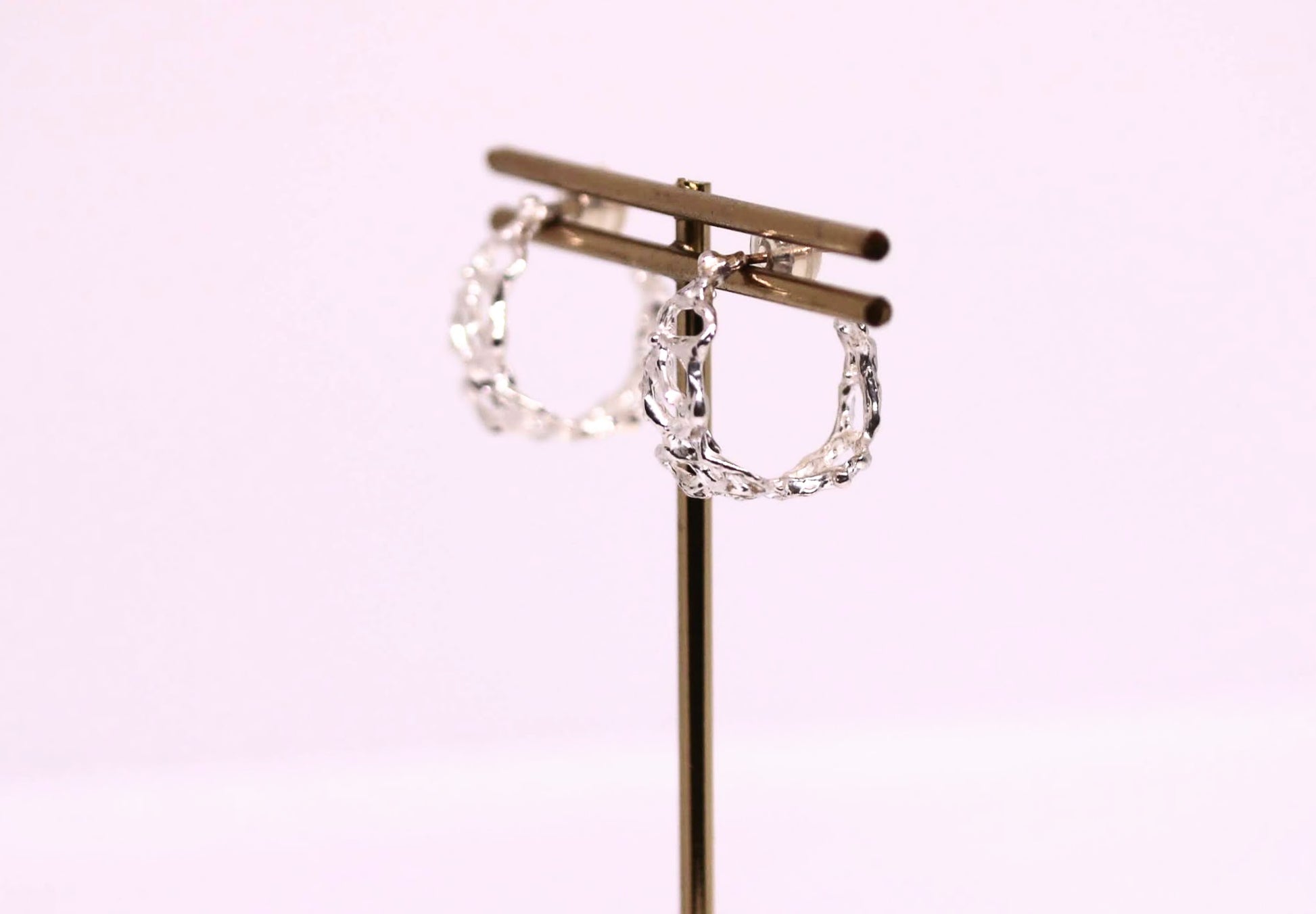 small unique hoop earrings