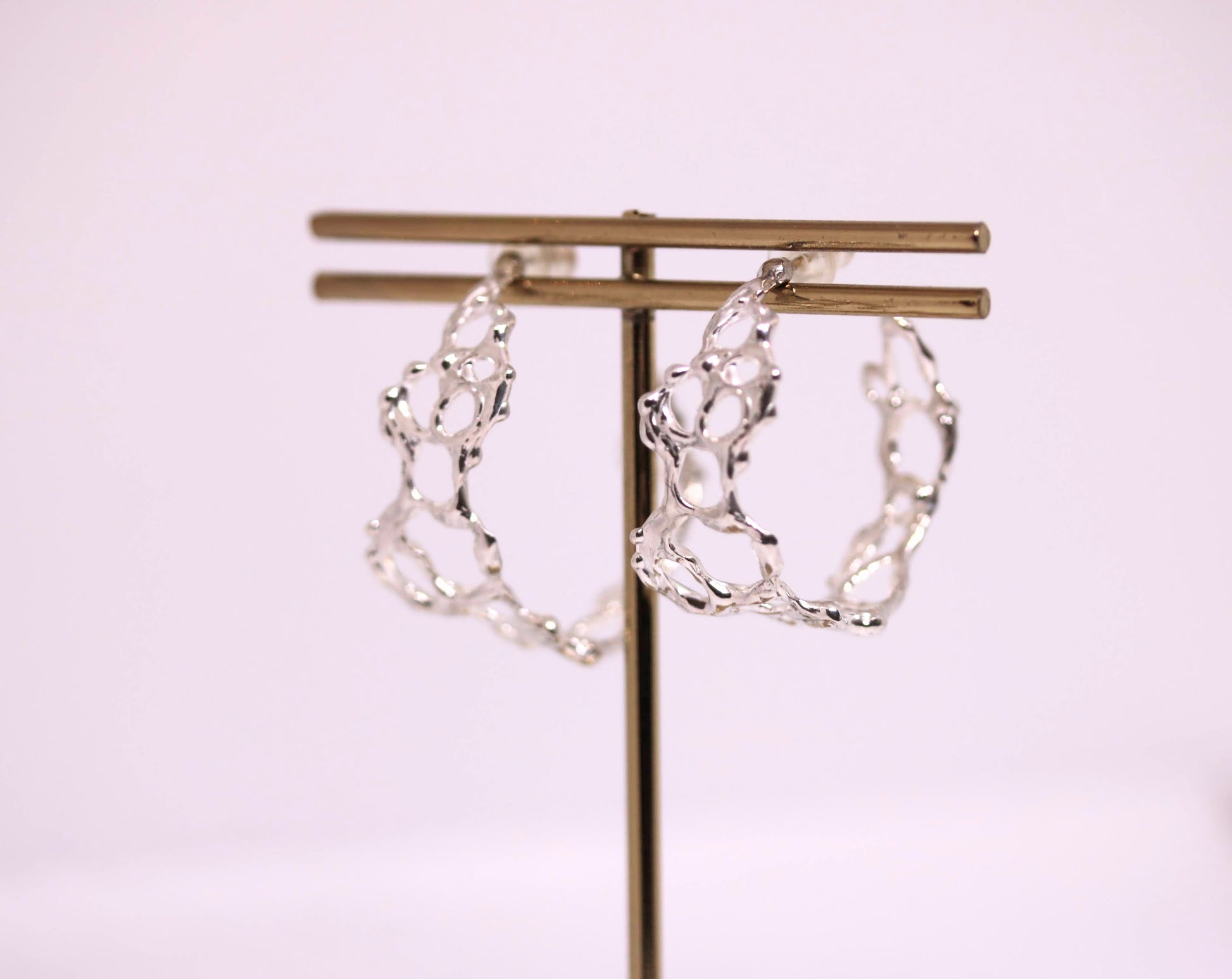 unique filigree hoop earrings