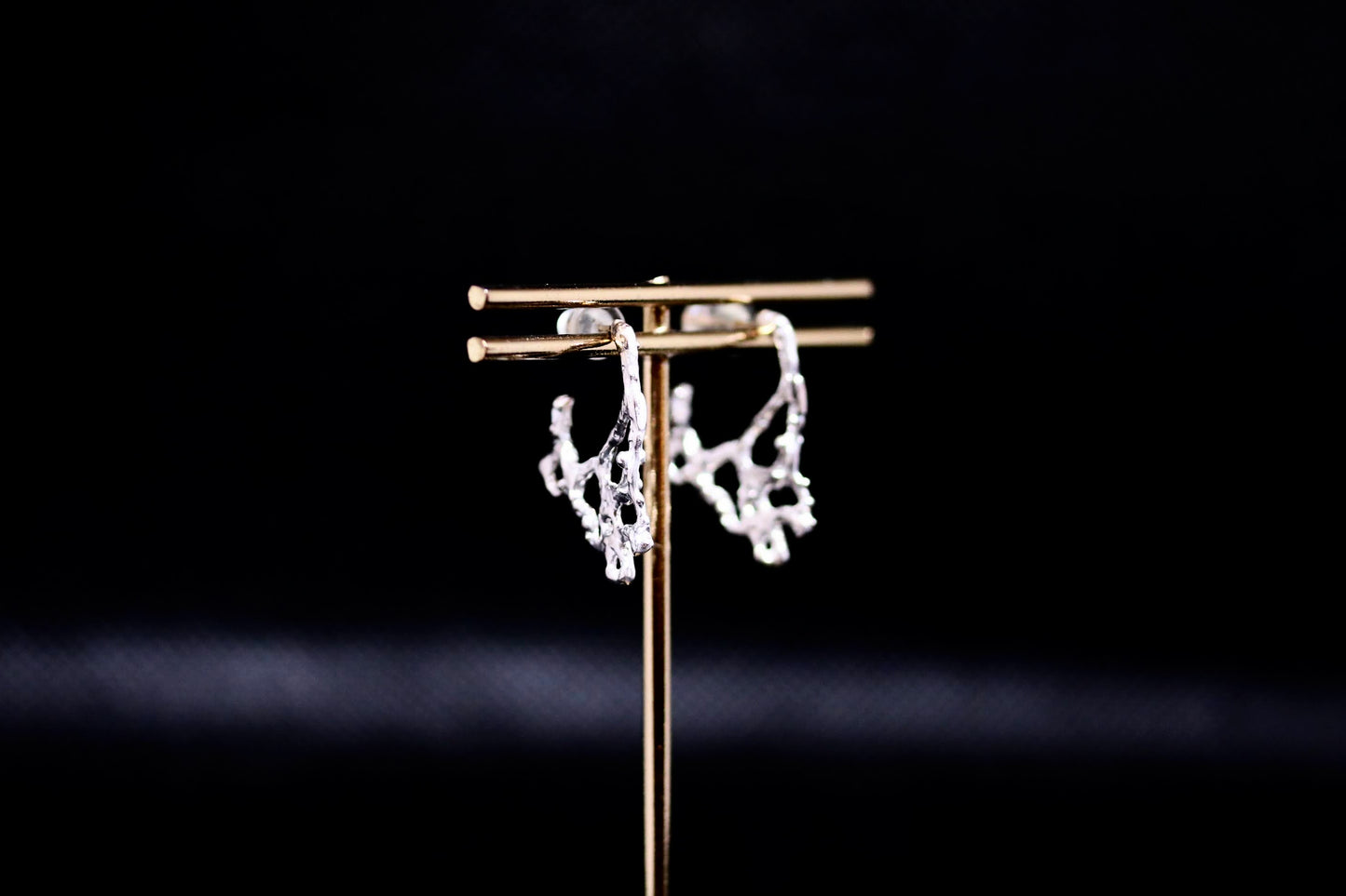 Unique silver earrings