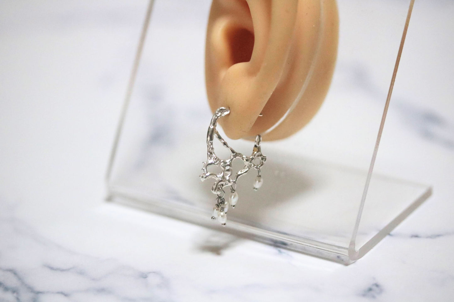 fresh pearl earrings