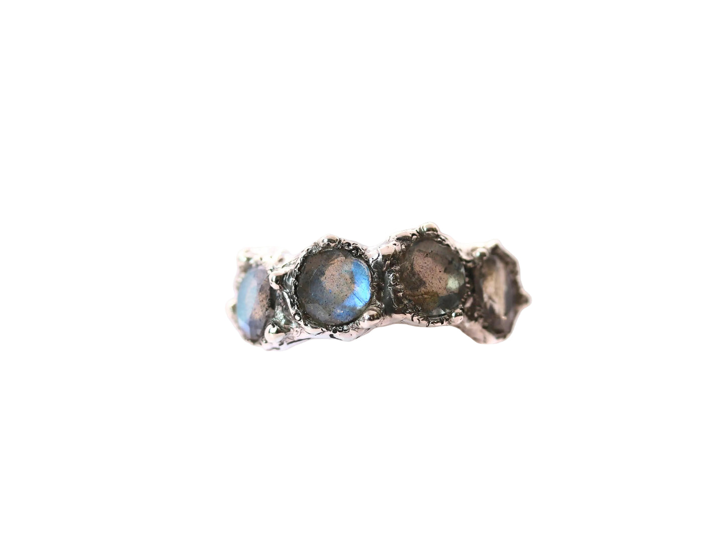 labradorite statement ring
