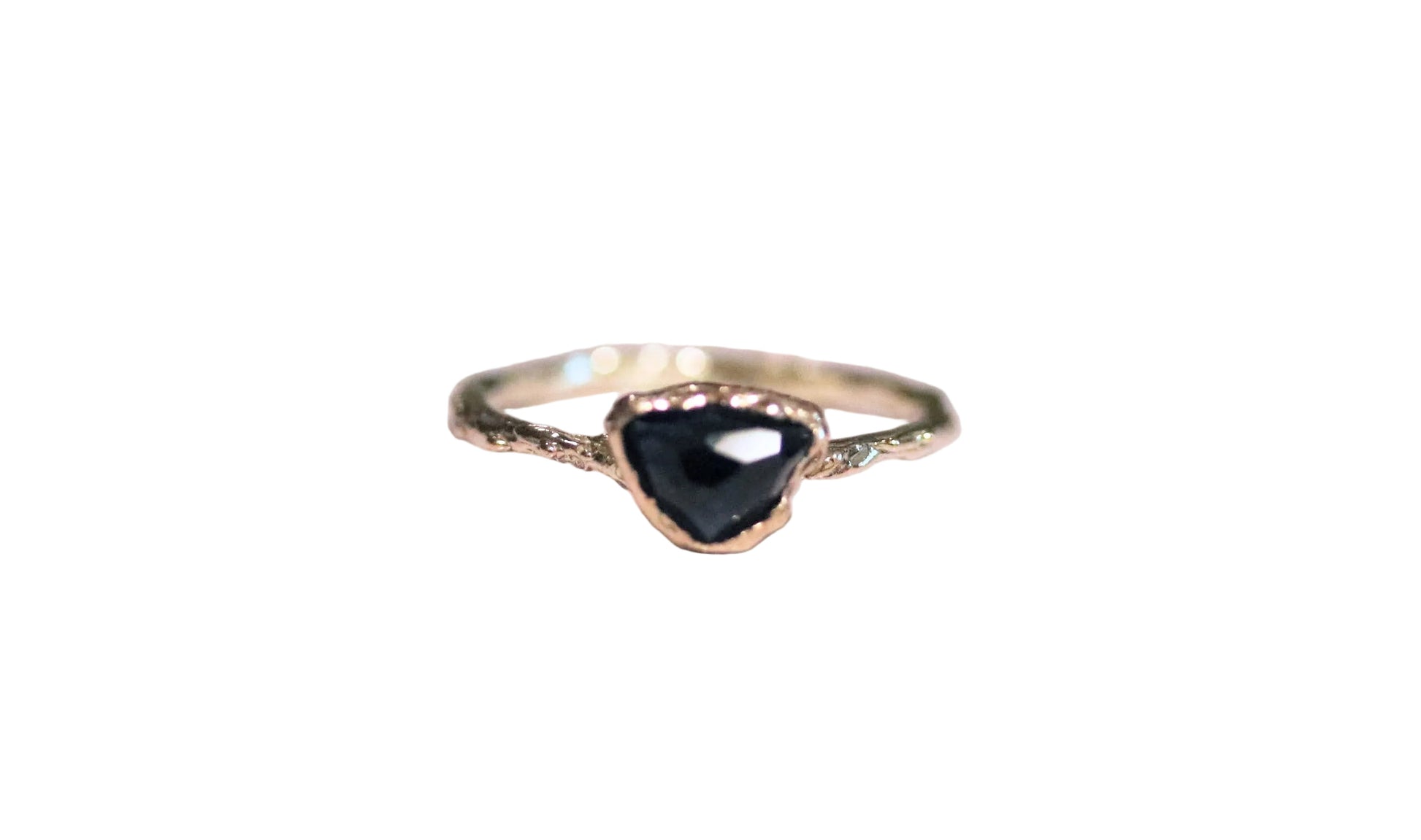 blue tourmaline gold ring