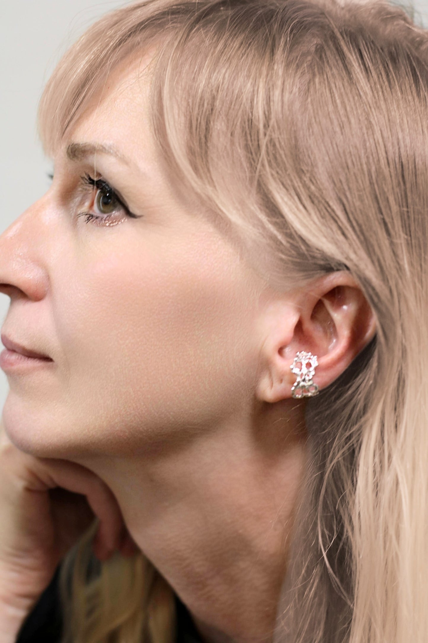 silver ear cuff