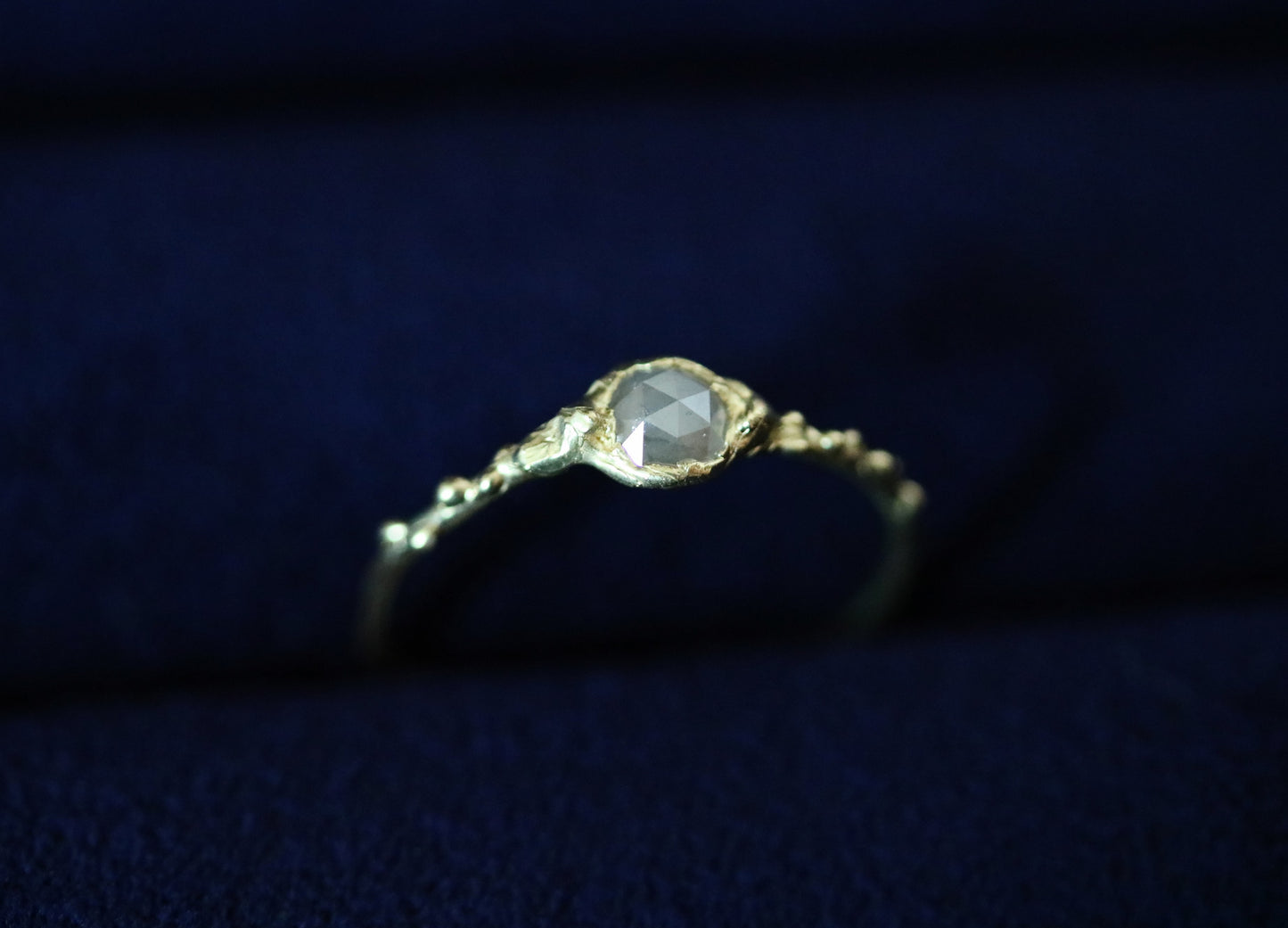 gray diamond ring