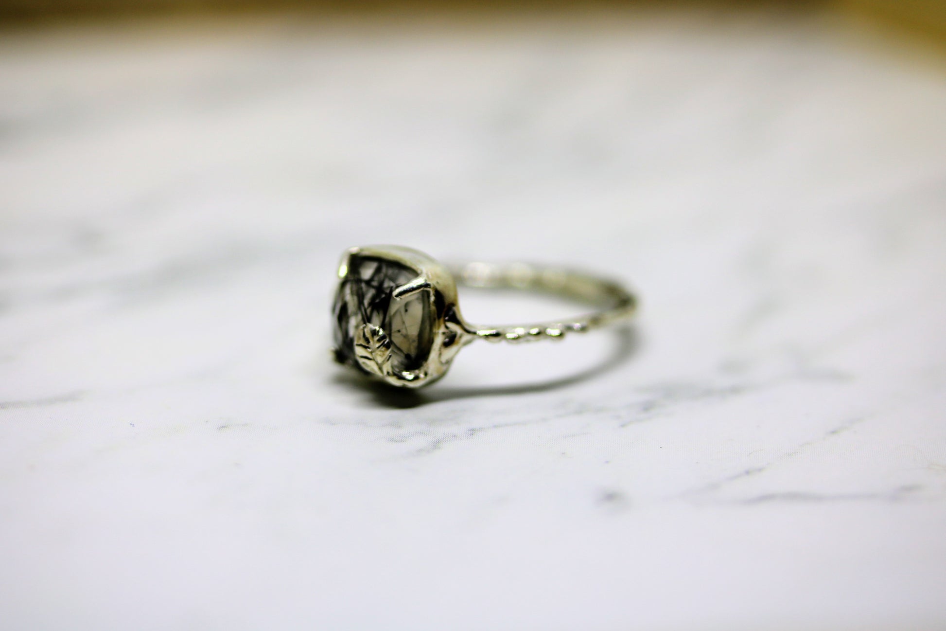 rutile stone solitaire