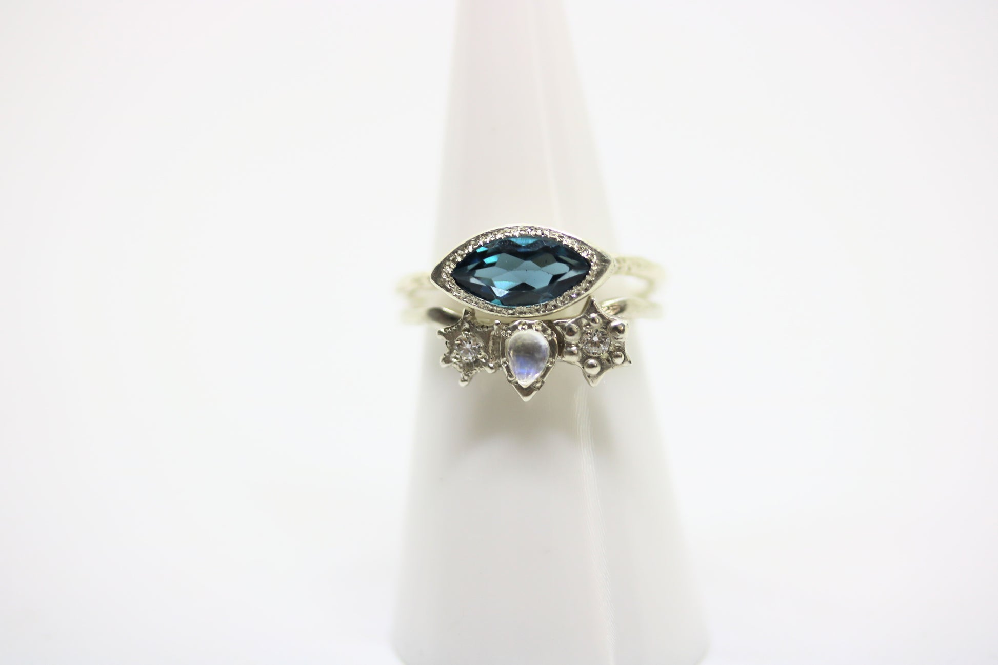 Stackable silver ring