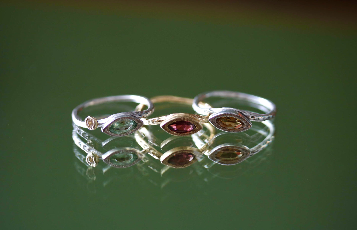 high quality gems and gold ring