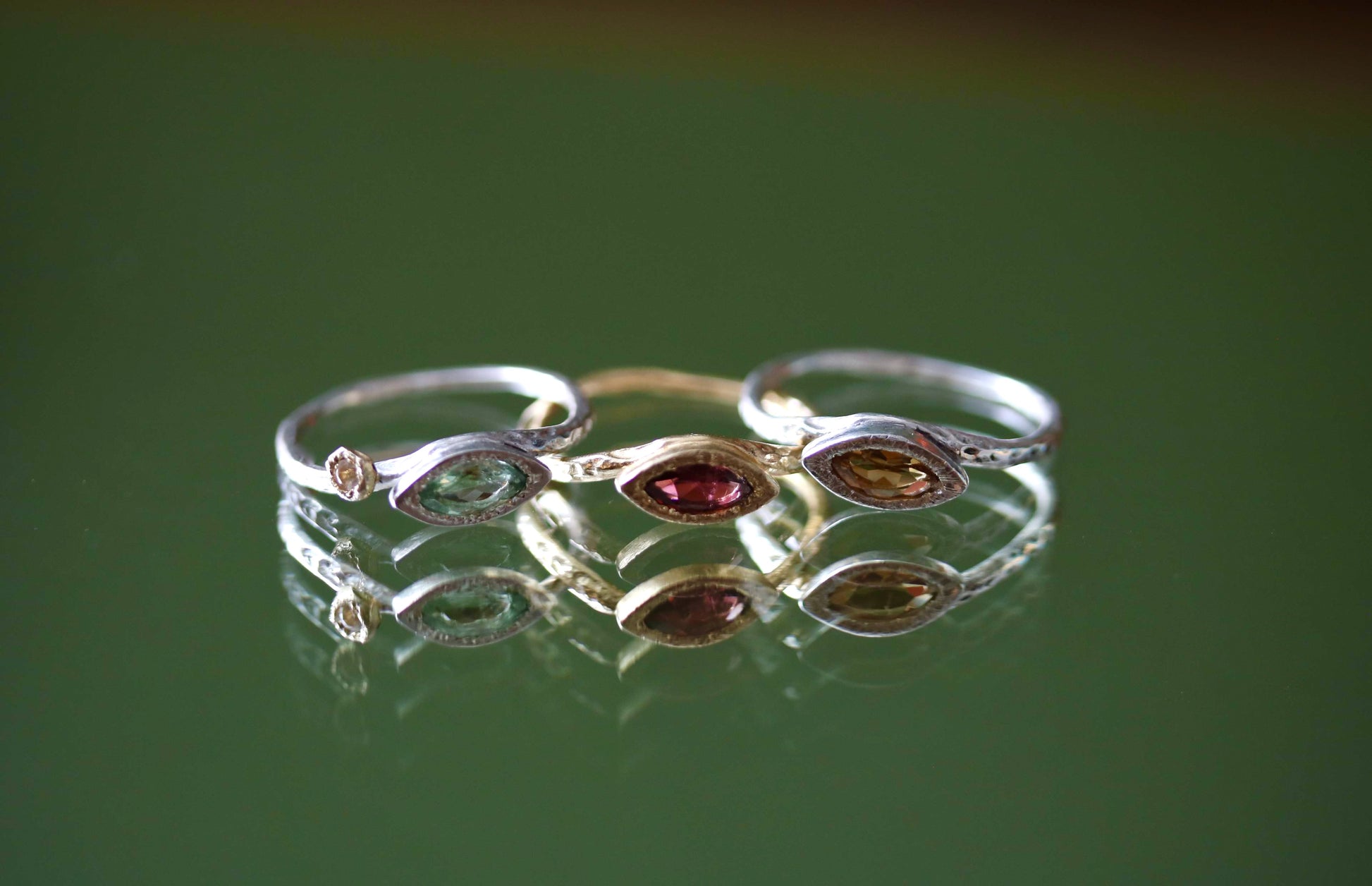high quality gems and gold ring
