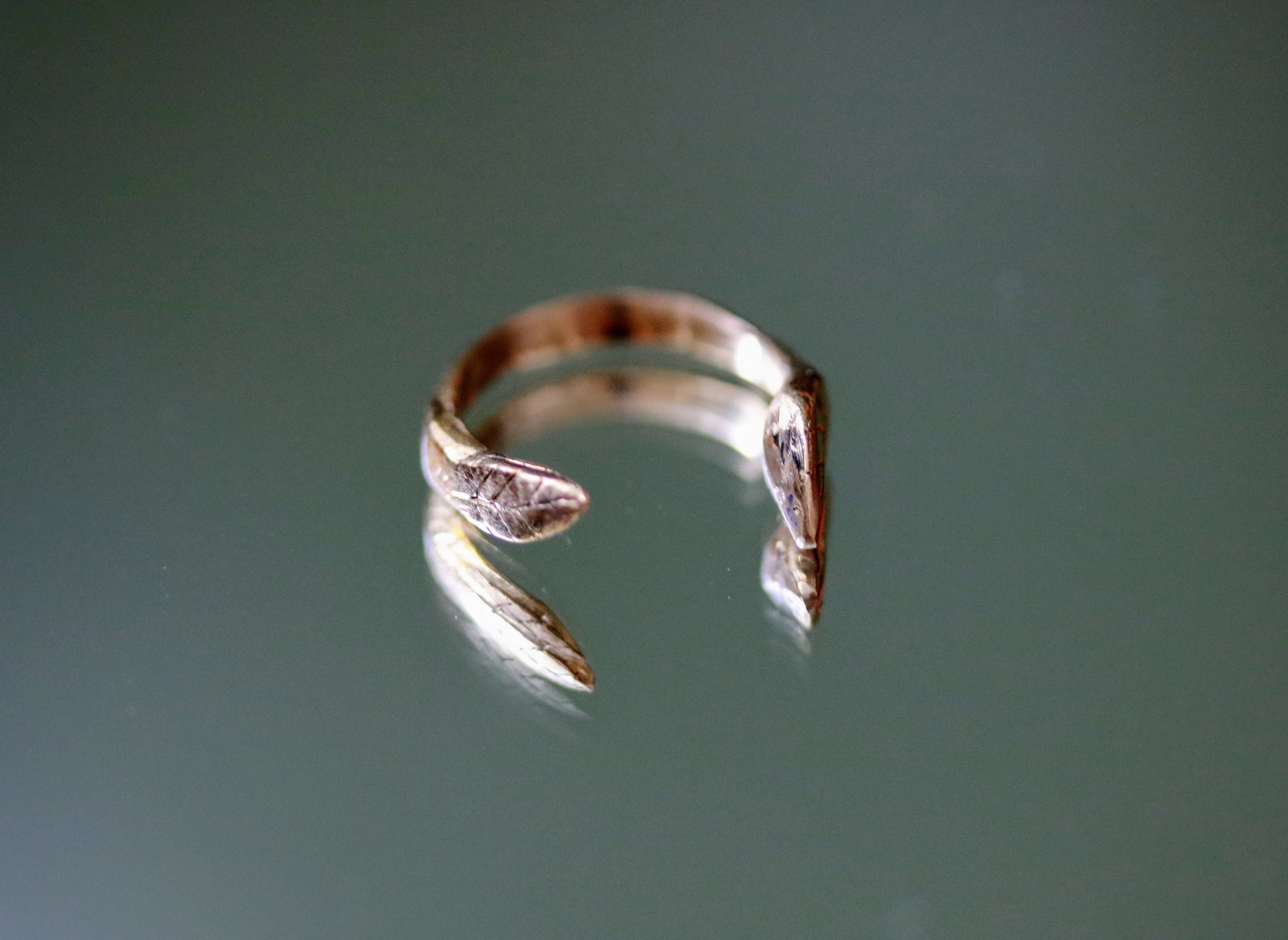 leaf open ring