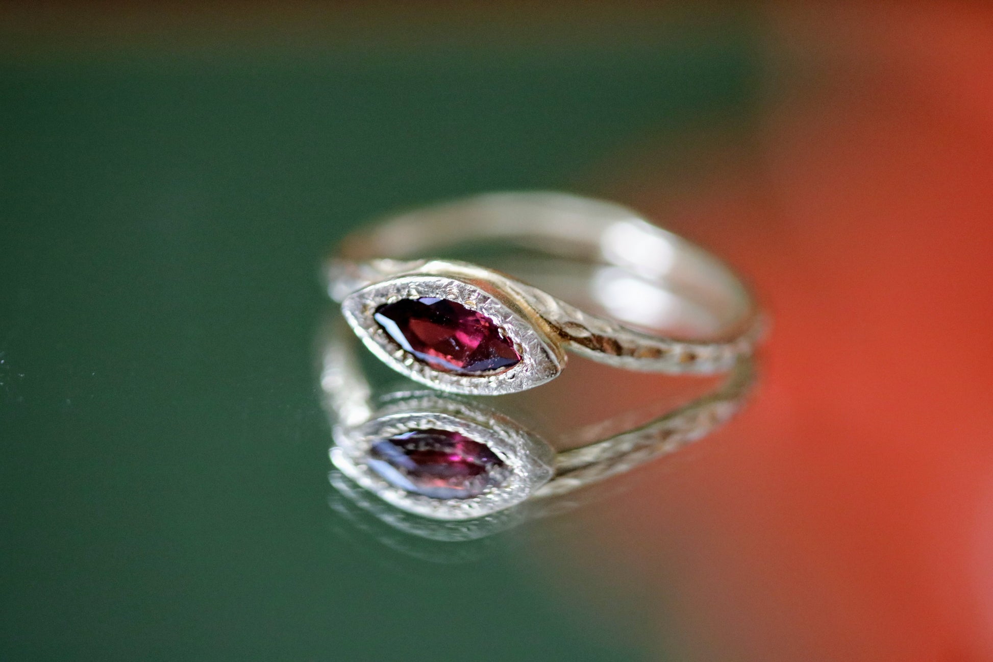 pink tourmaline gold ring