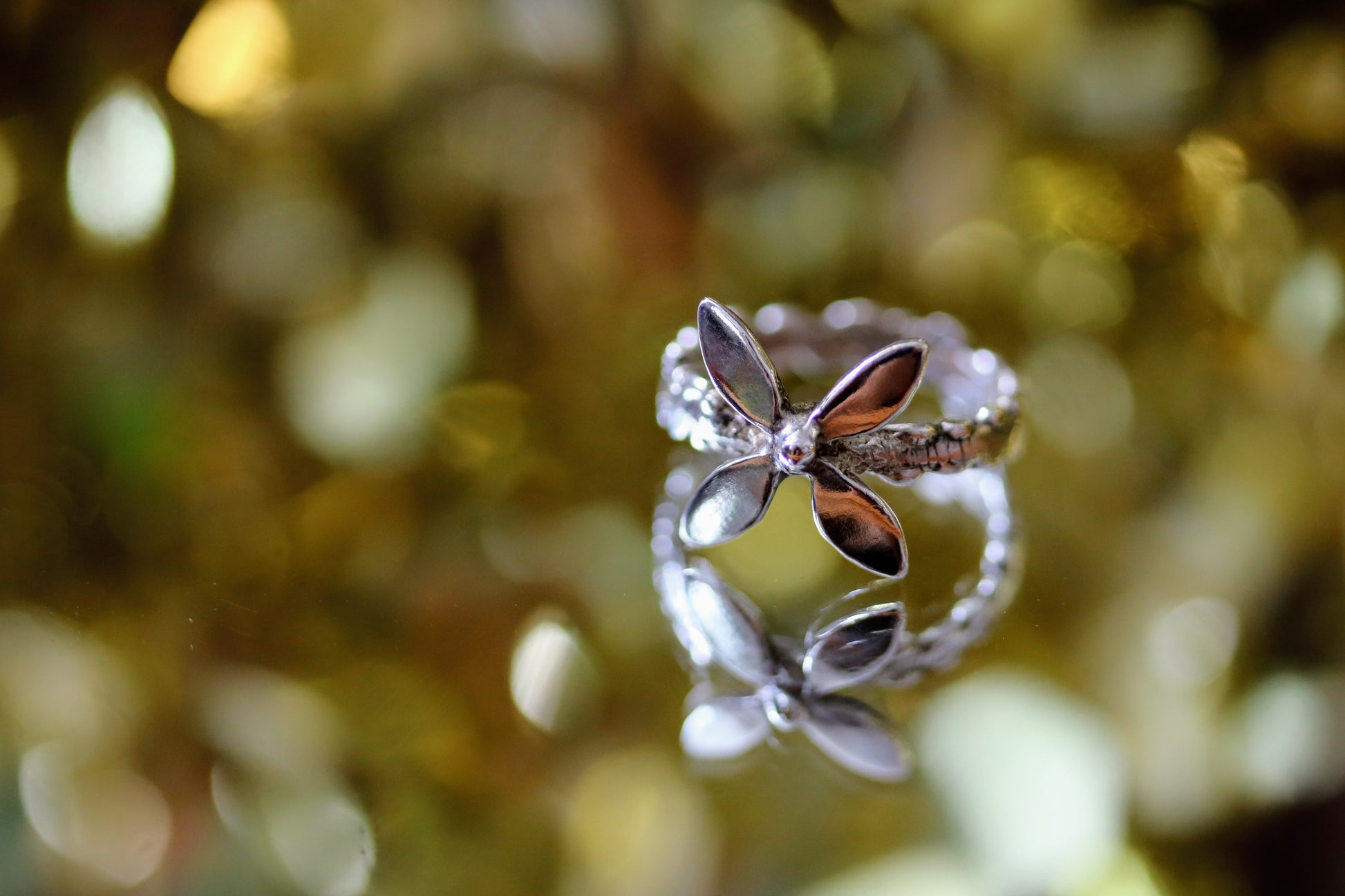 silver statement ring