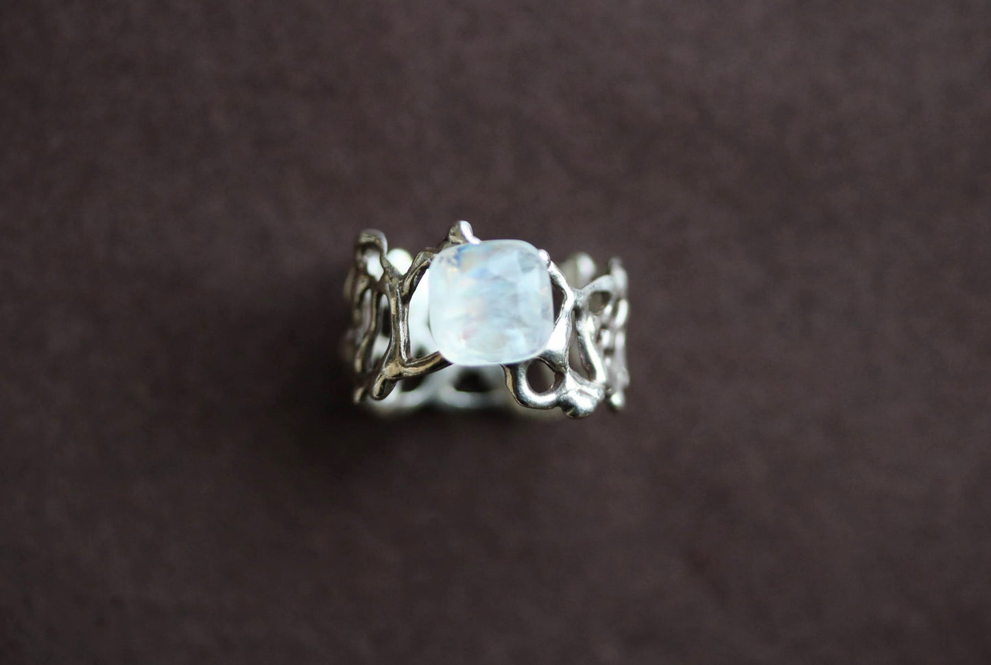 square moonstone silver option