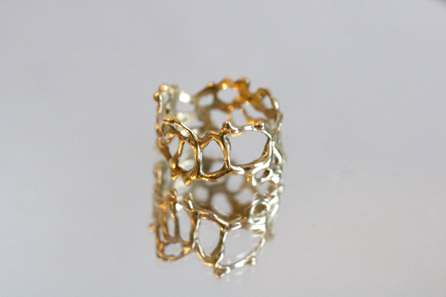 Organic Lace Ring "Jukai" Size 6.5