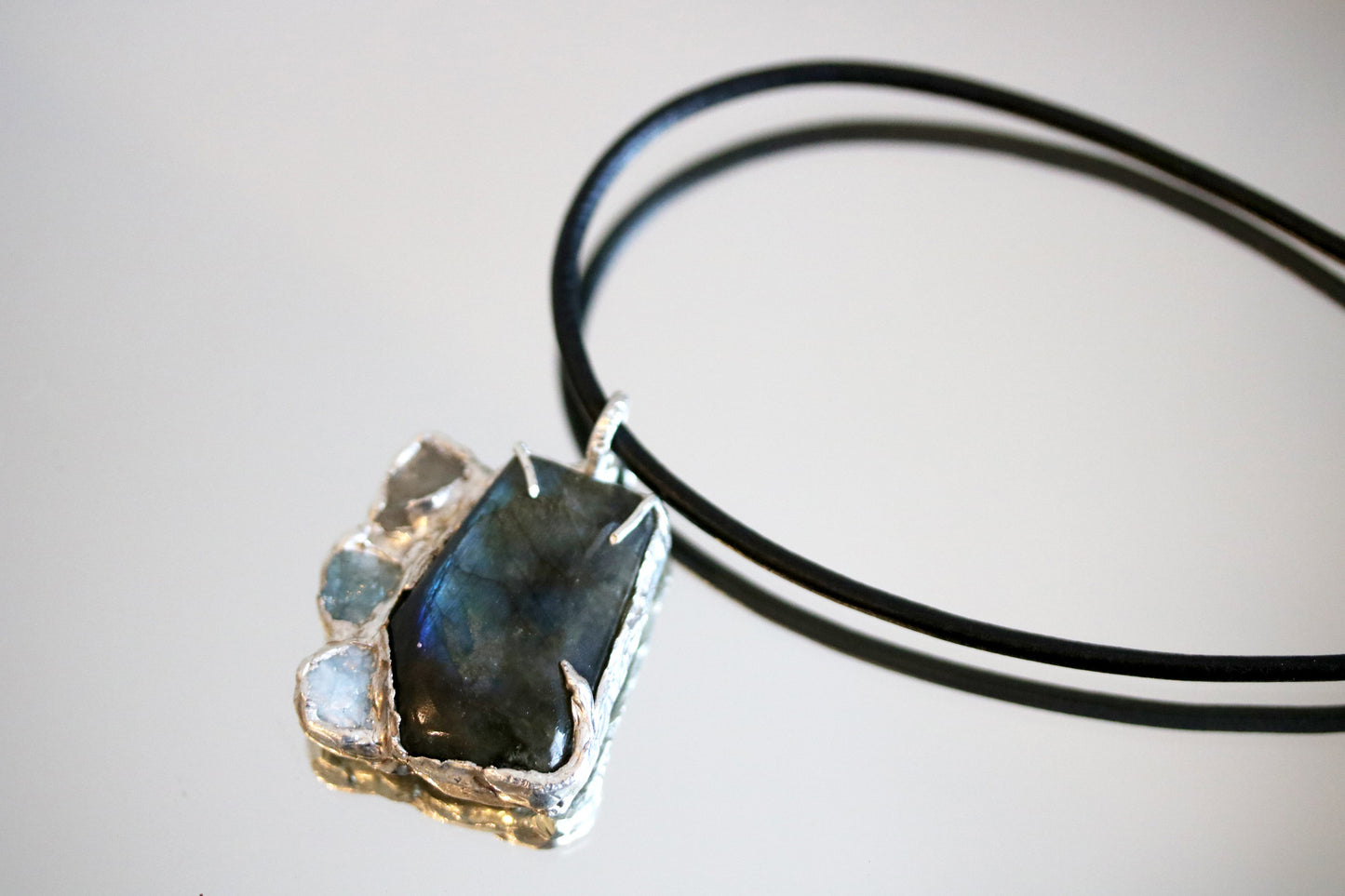 large labradorite pendant