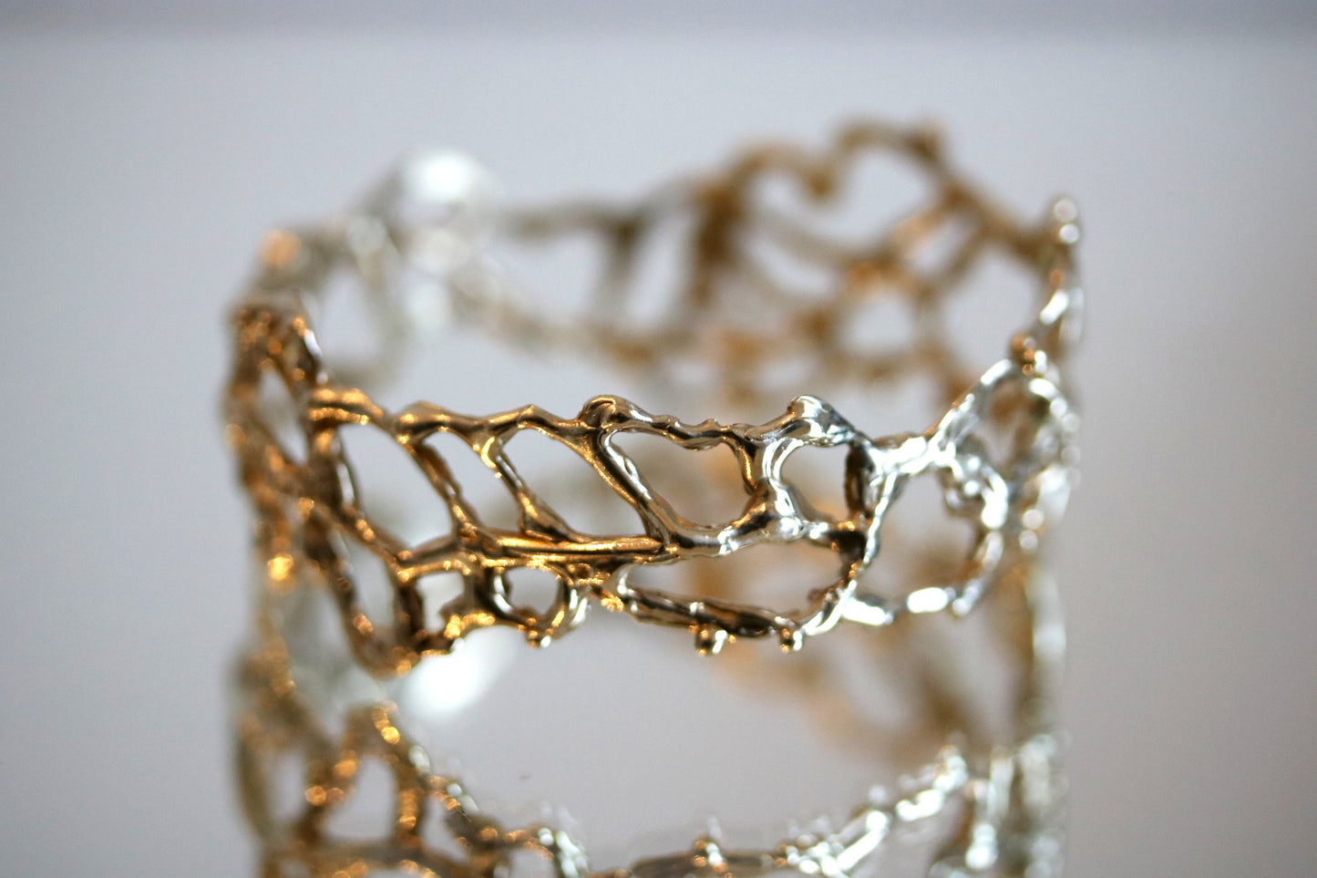 Organic Lace Bracelet "Jukai" Bangle