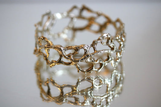 Organic Lace Bracelet "Jukai" Bangle