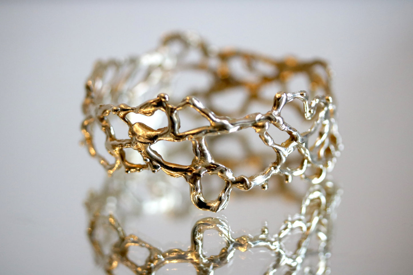 Organic Lace Bracelet "Jukai" Bangle