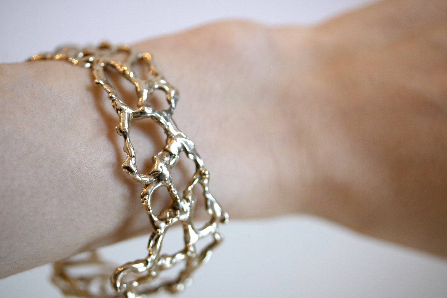 Organic Lace Bracelet "Jukai" Bangle