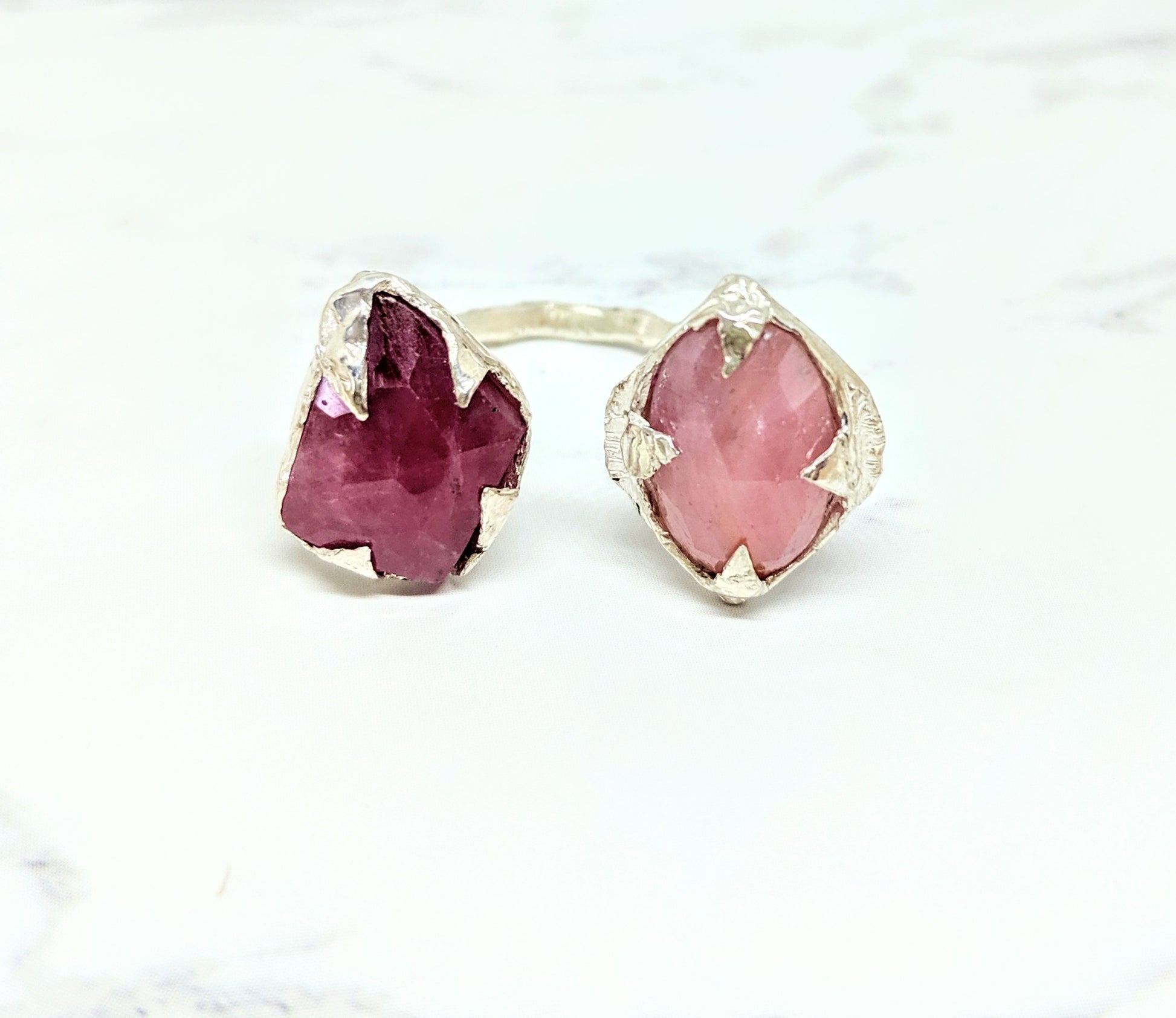 double sapphire ring