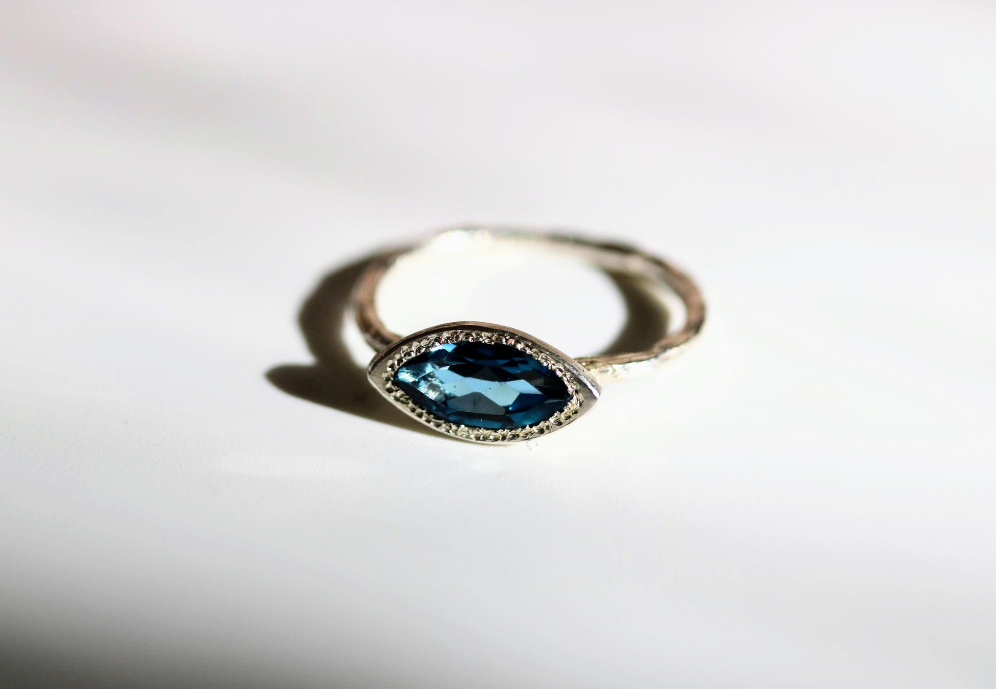 london blue topaz ring