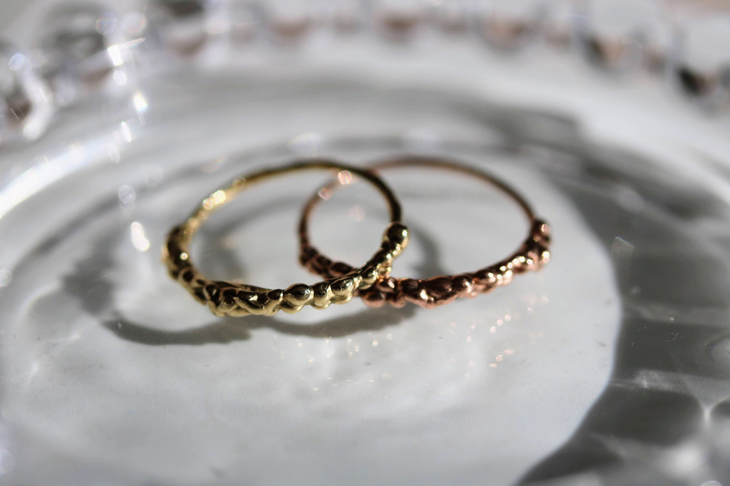 gold stacking ring