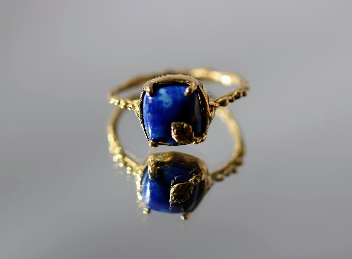 lapis lazuli statement ring