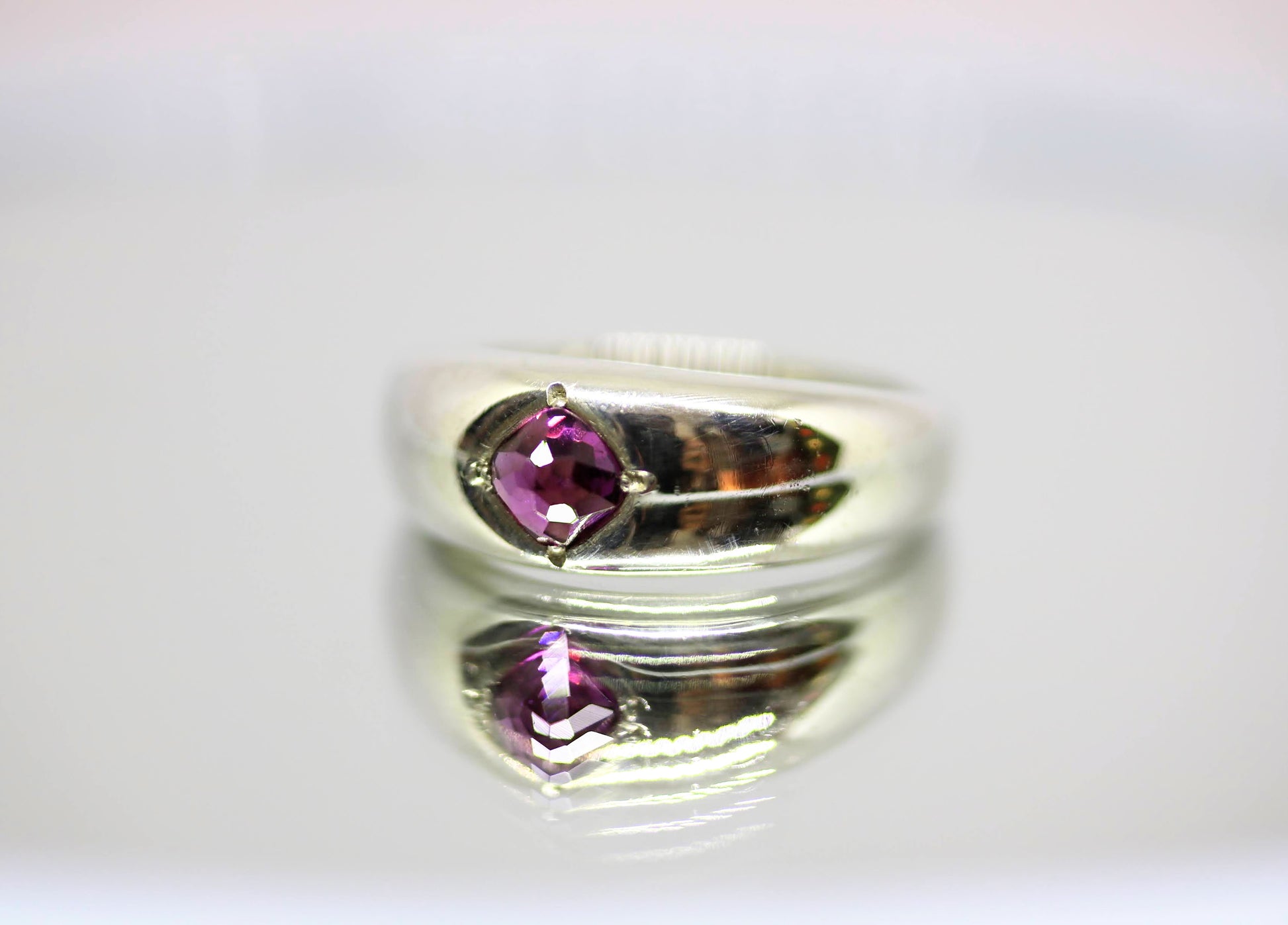 rhodelight garnet ring