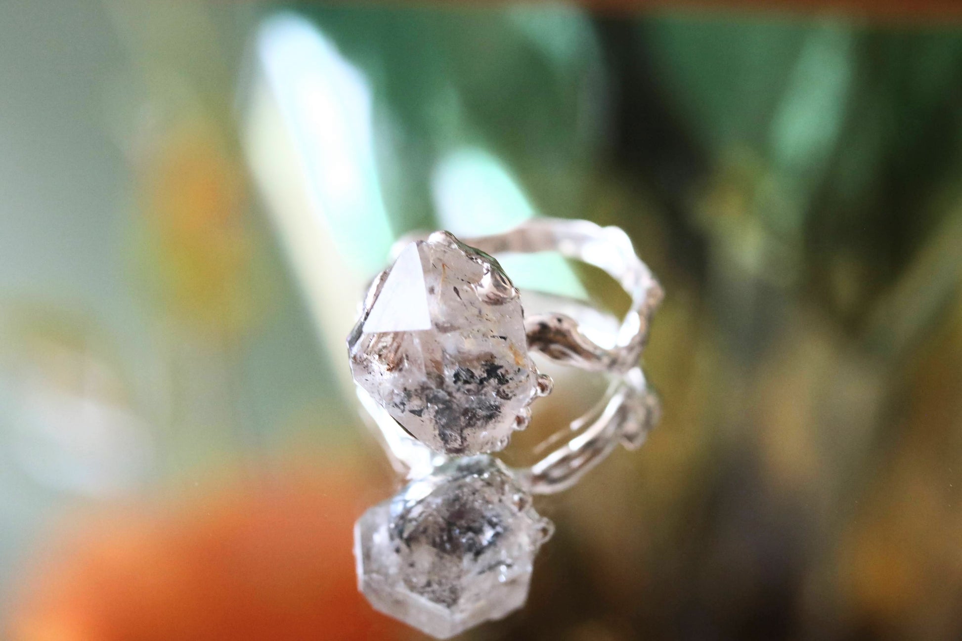 healing quartz ring