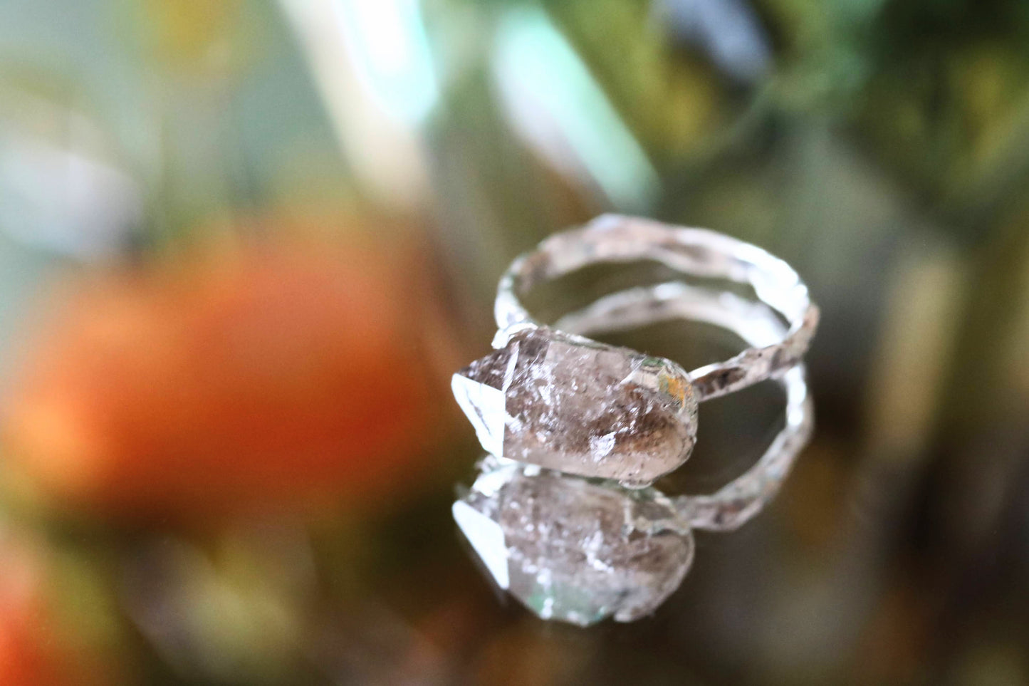 Herkimer Diamond Cloud Ring