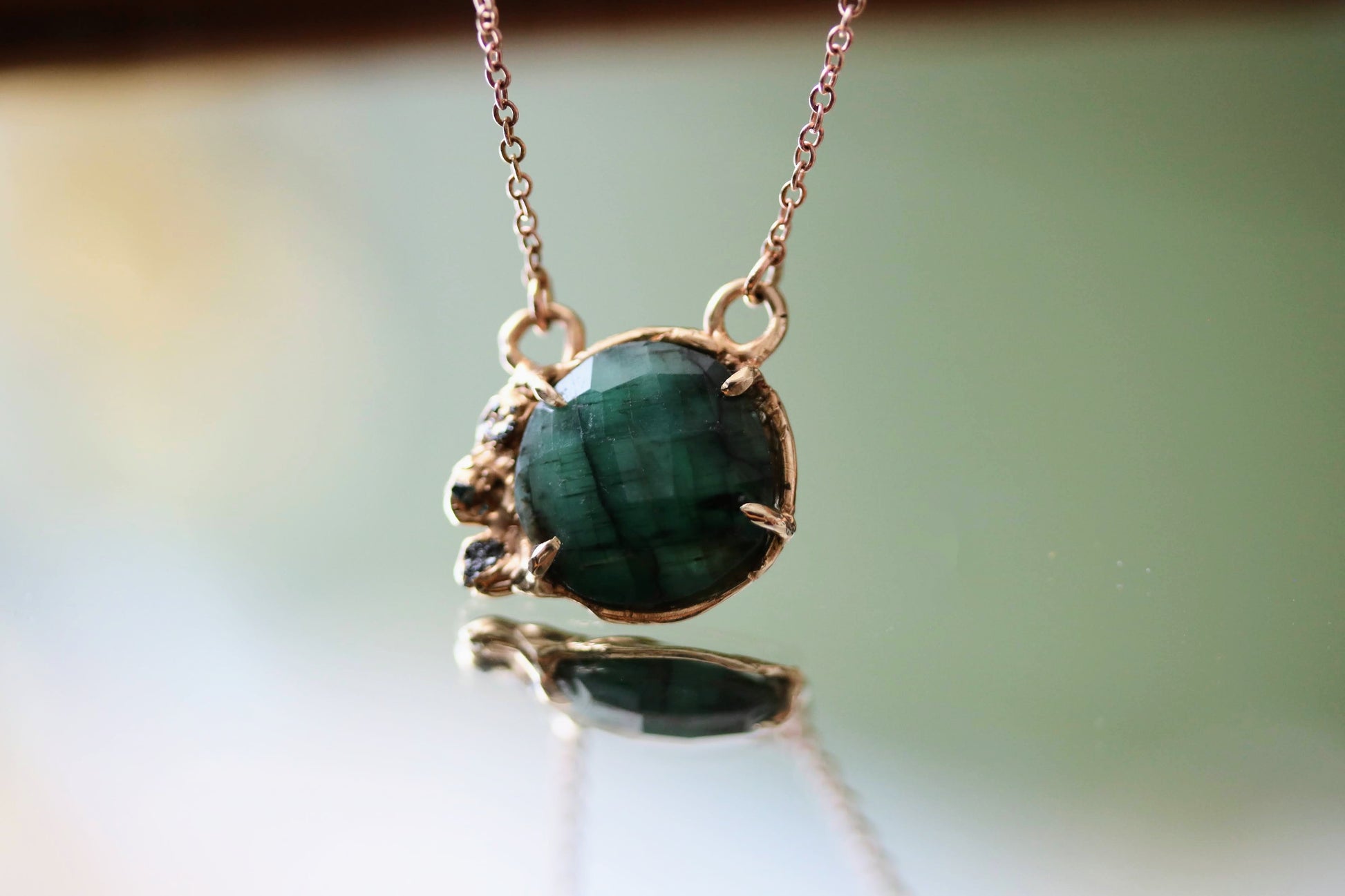 LARGE EMERALD NECKLACE