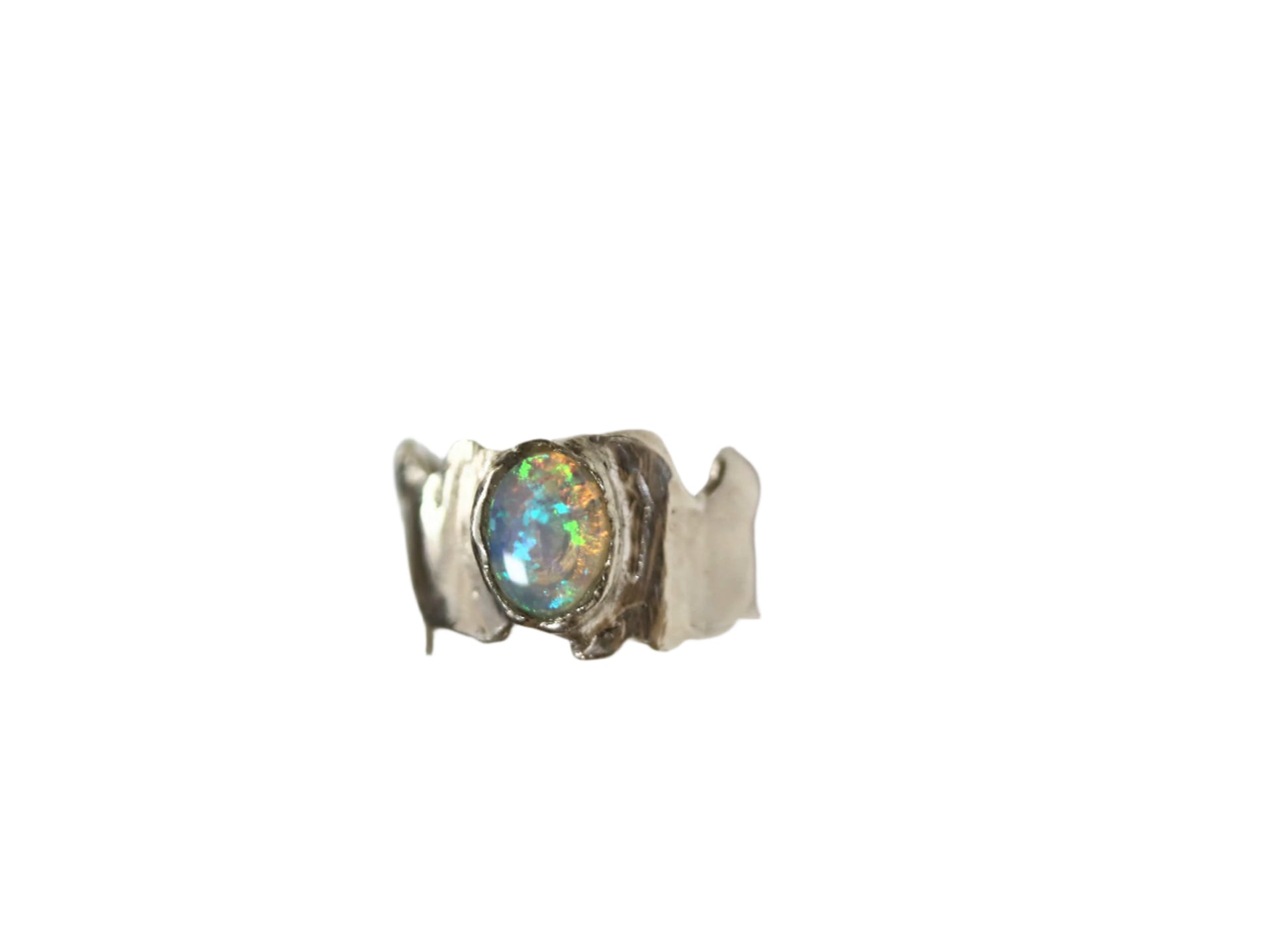 OPAL SILVER RING