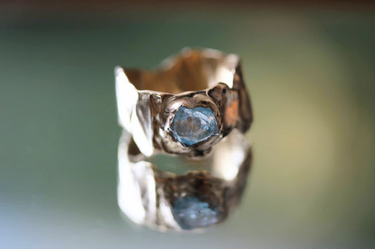 RAW ZIRCON RING