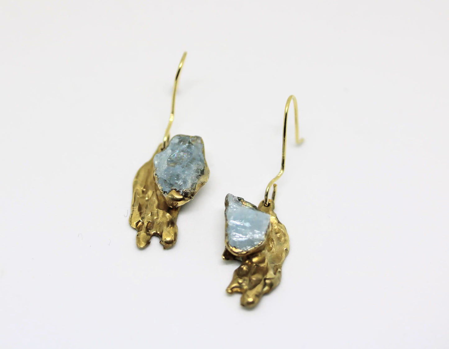 Gold Filled Aquamarine earrings