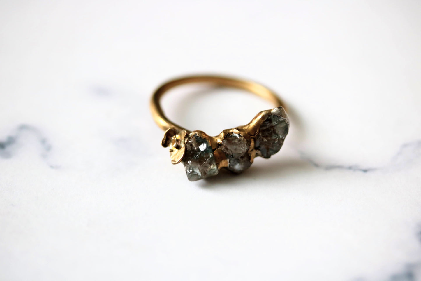 zircon floral ring